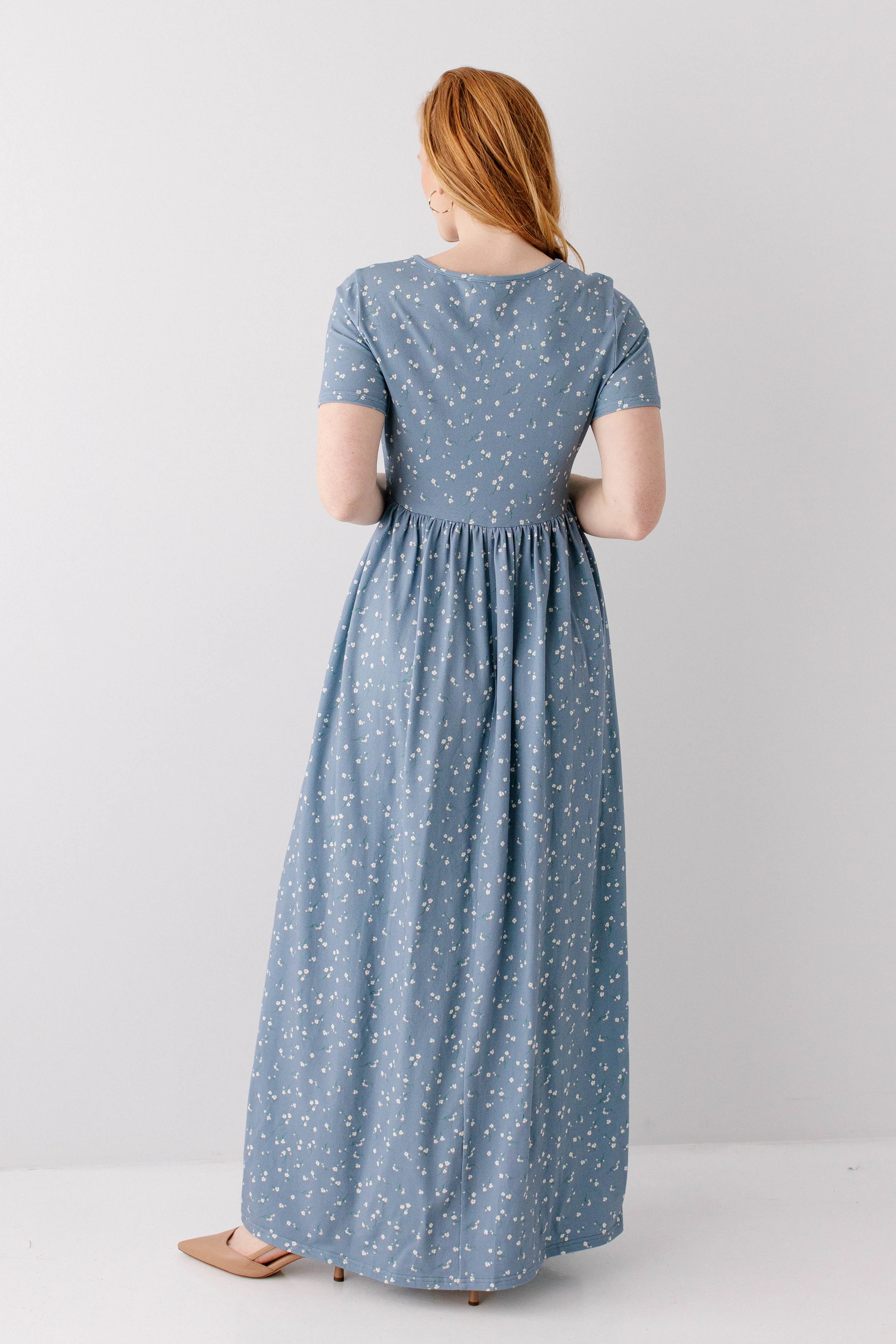 Abigail Ditsy Floral Maxi Dress - Image 6