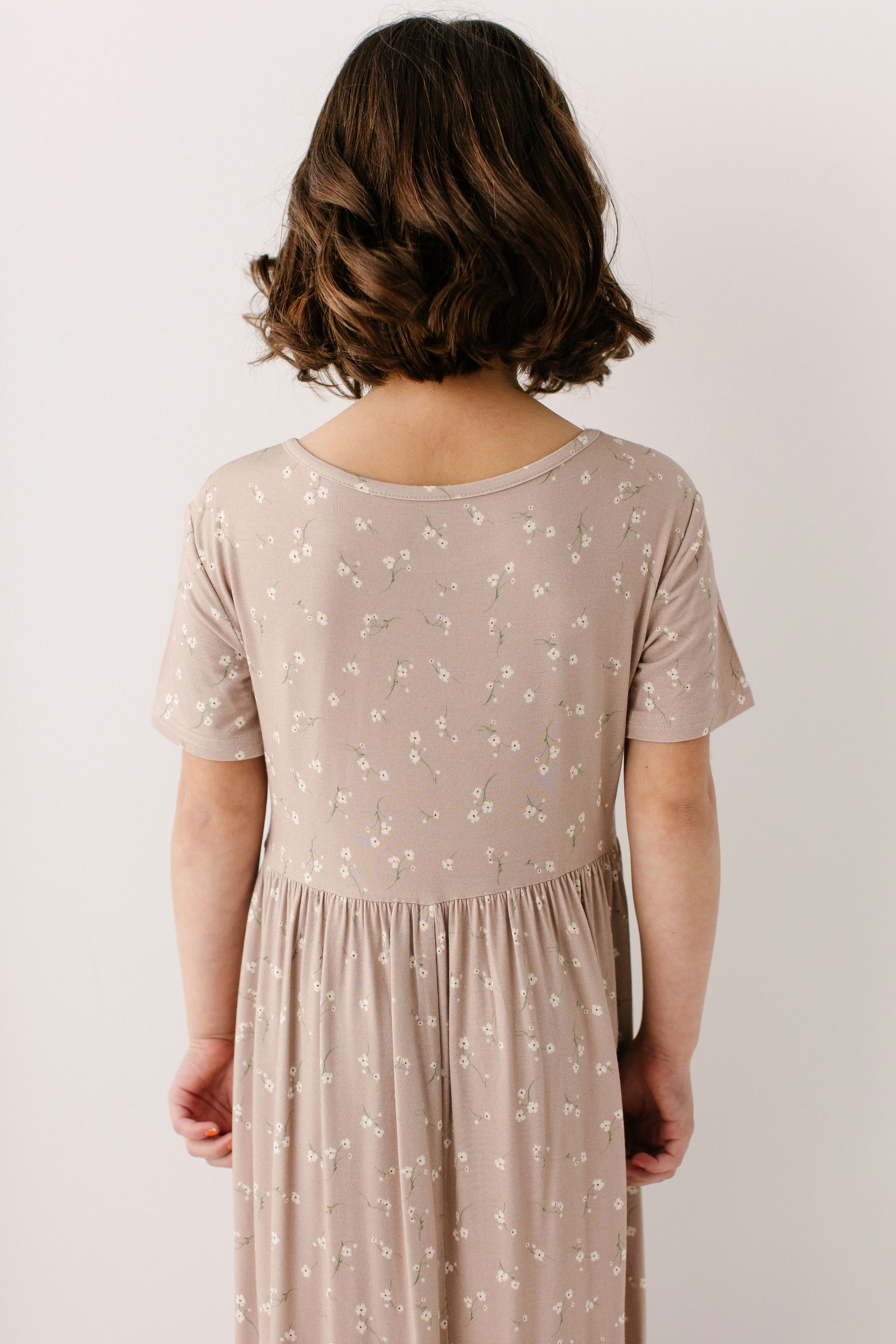 Abigail Girl Ditsy Floral Maxi Dress - Image 11
