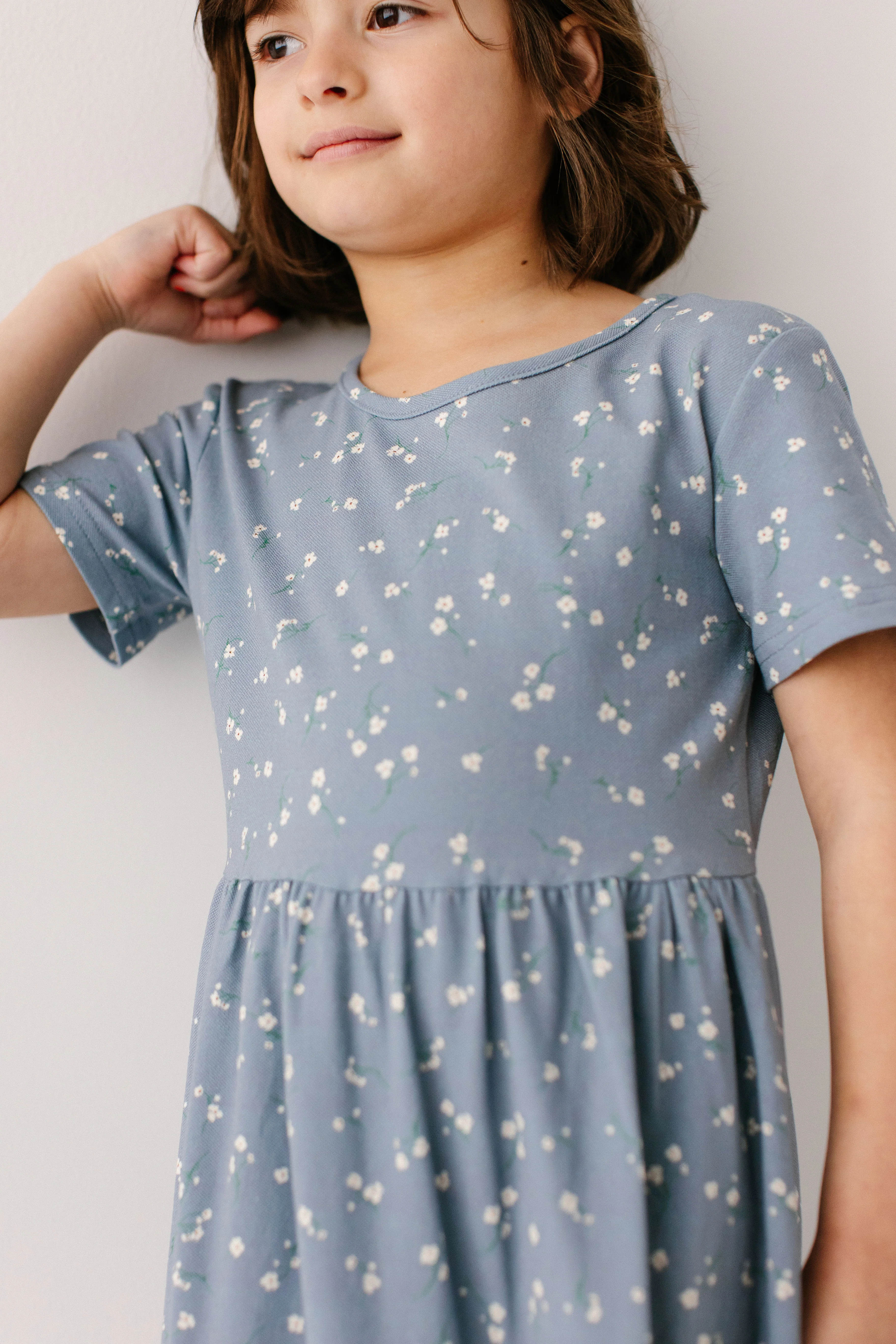 Abigail Girl Ditsy Floral Maxi Dress - Image 2