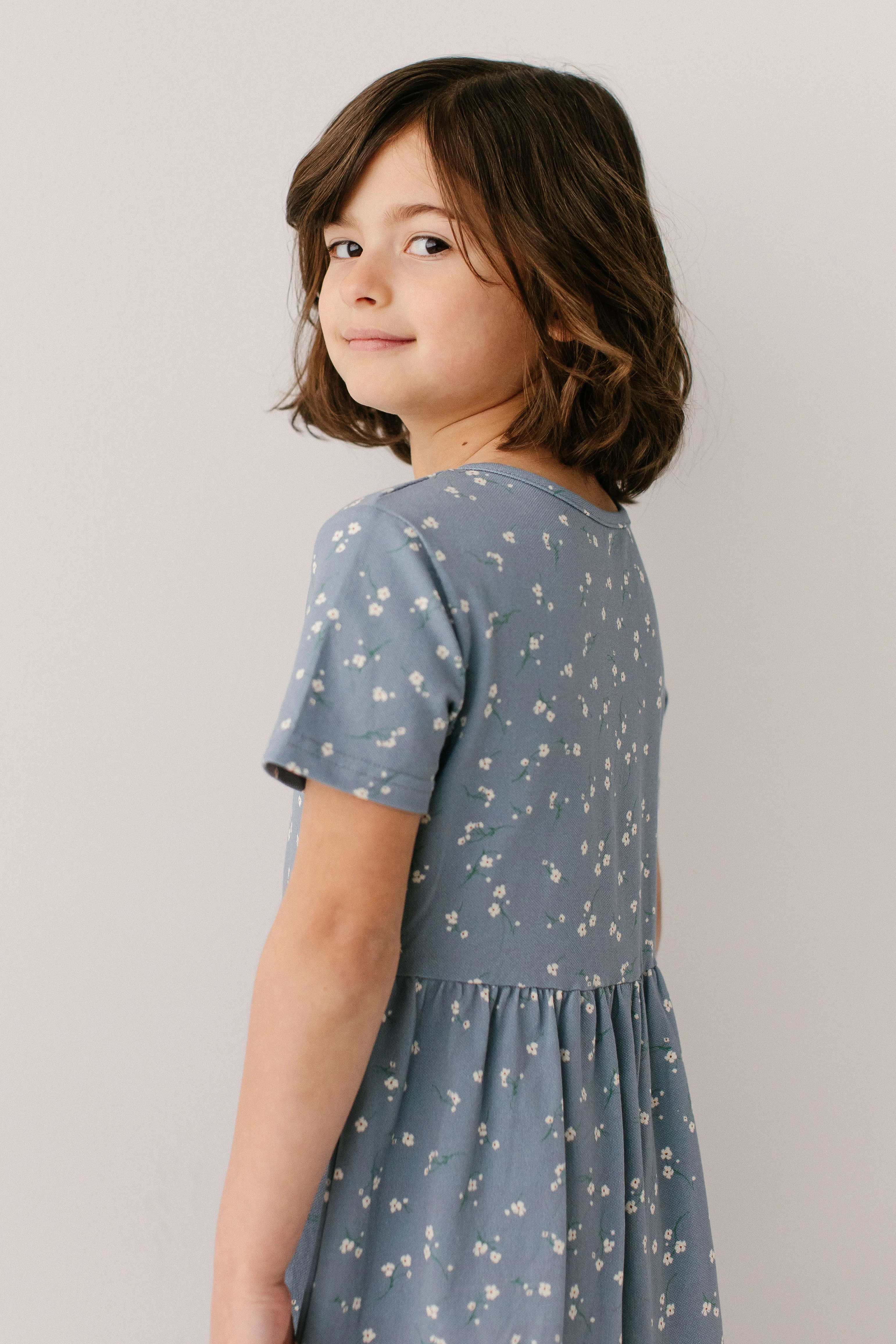 Abigail Girl Ditsy Floral Maxi Dress - Image 5
