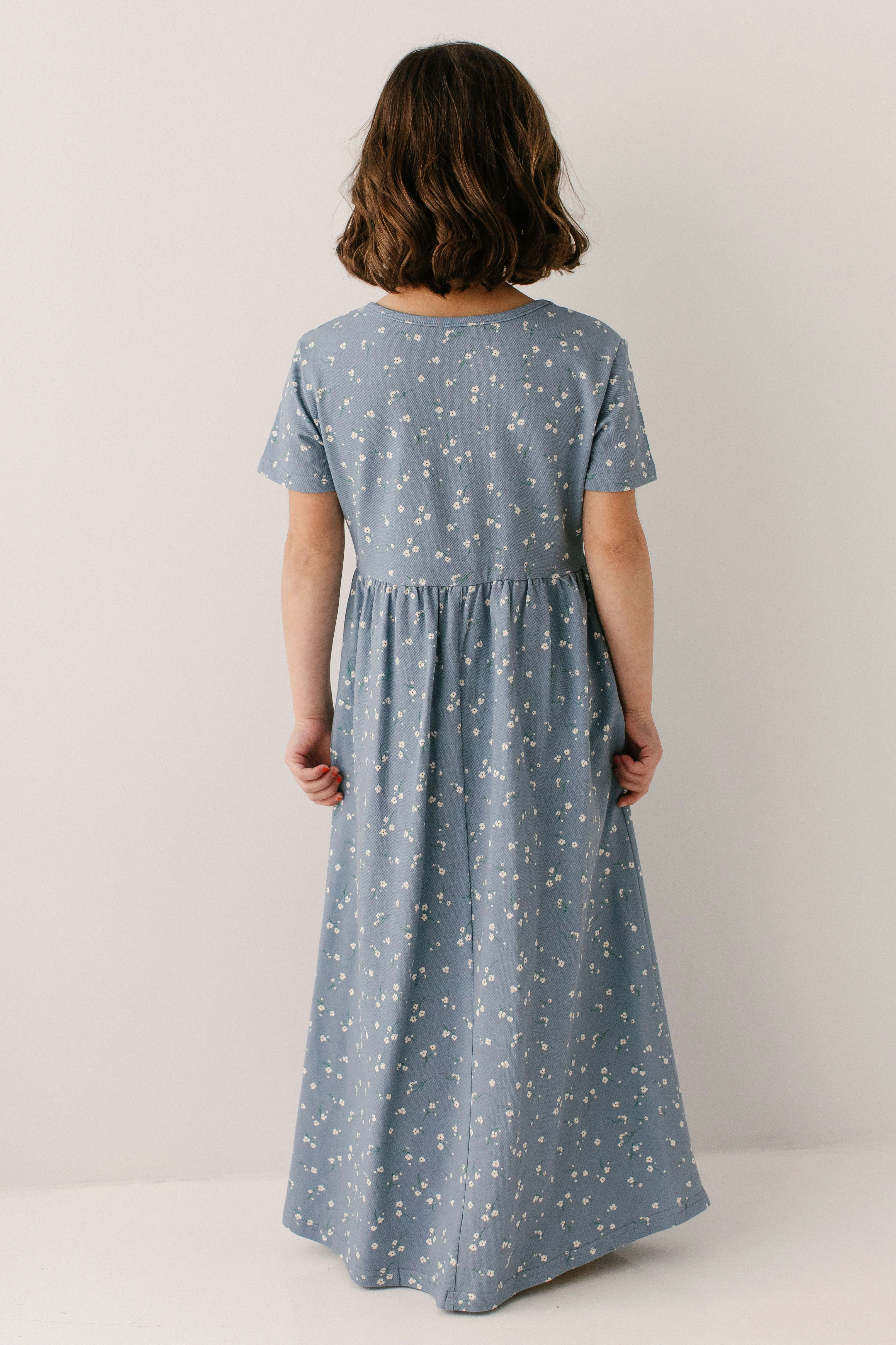 Abigail Girl Ditsy Floral Maxi Dress - Image 6