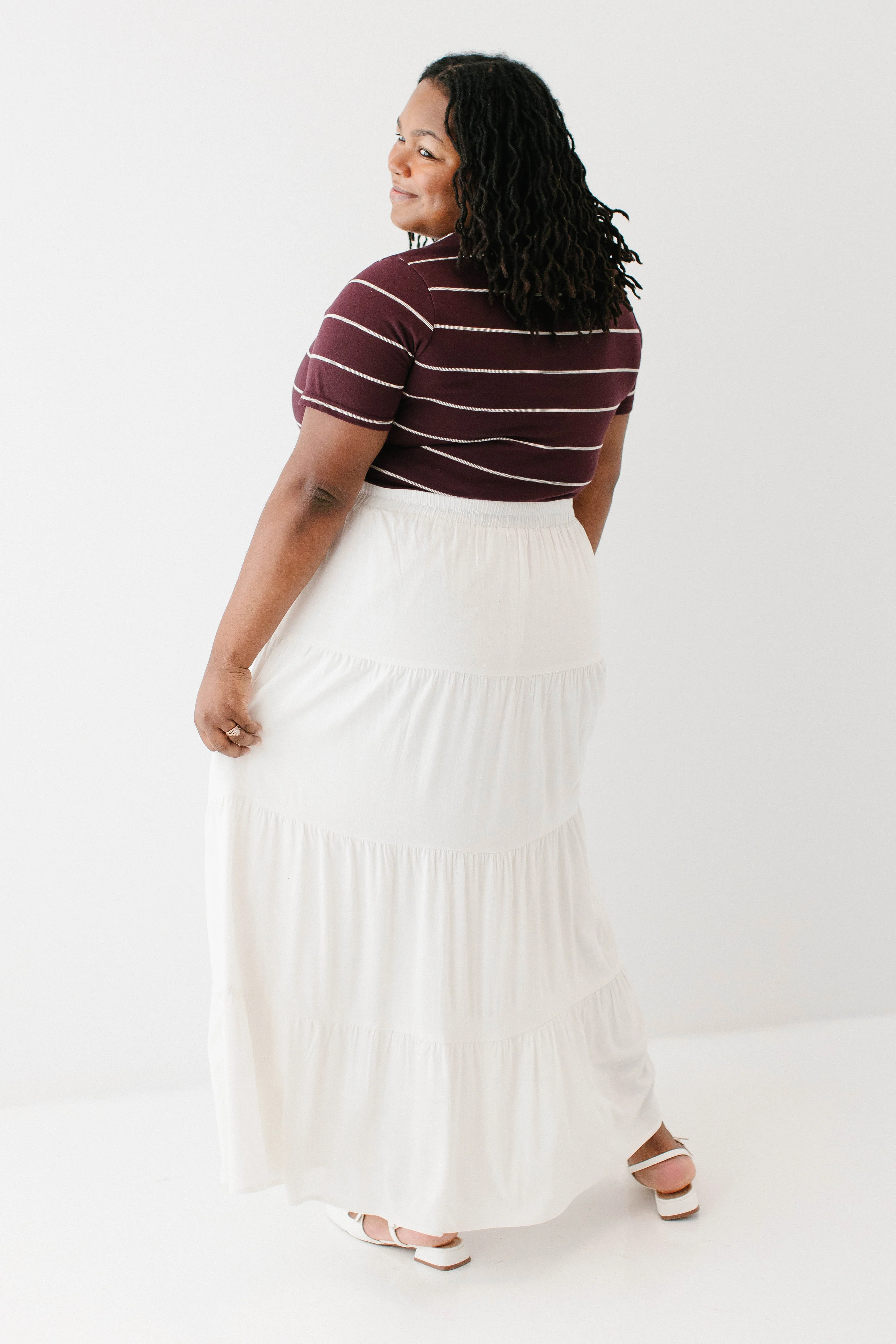 Addison Tiered Maxi Skirt - Image 21
