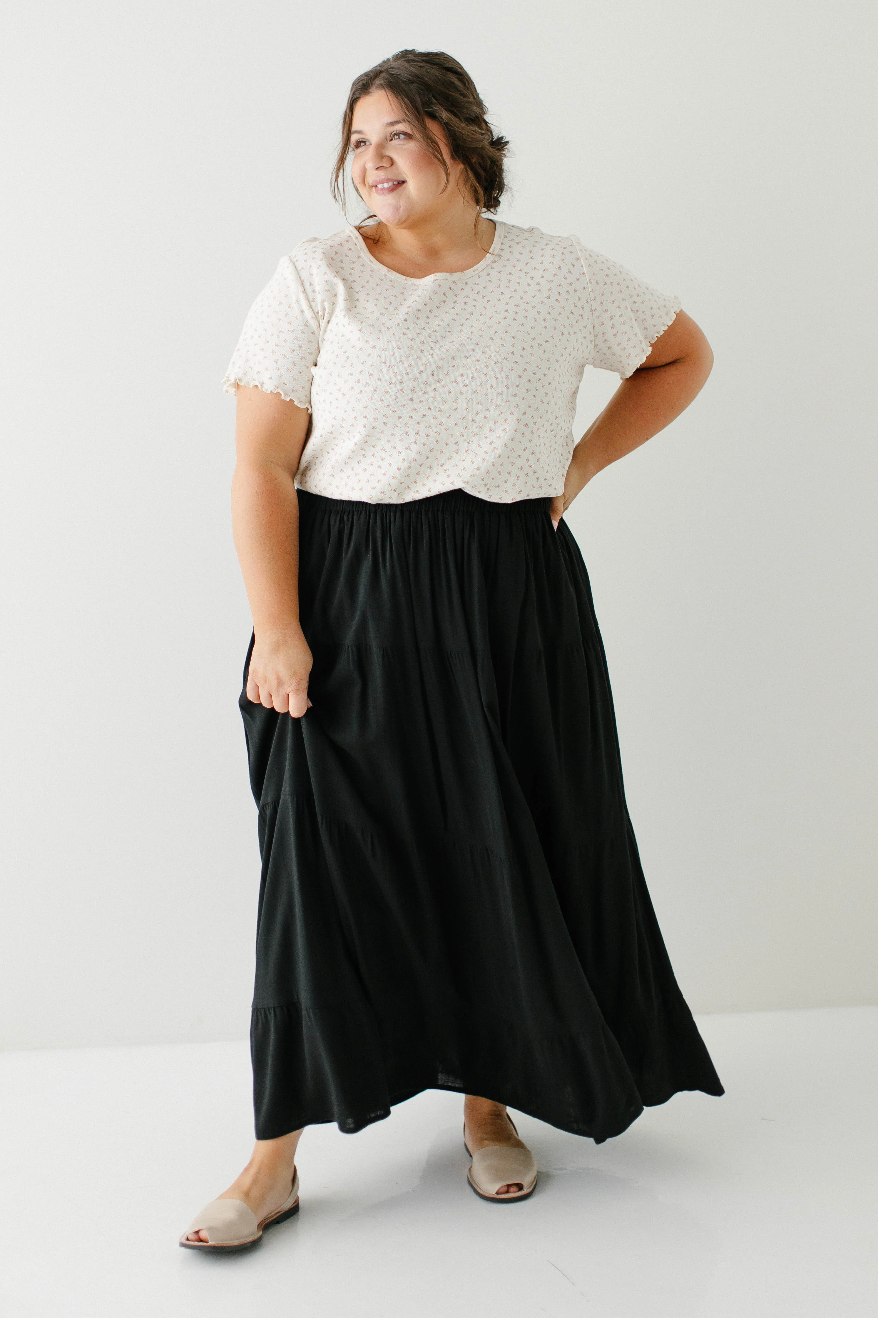 Addison Tiered Maxi Skirt - Image 29