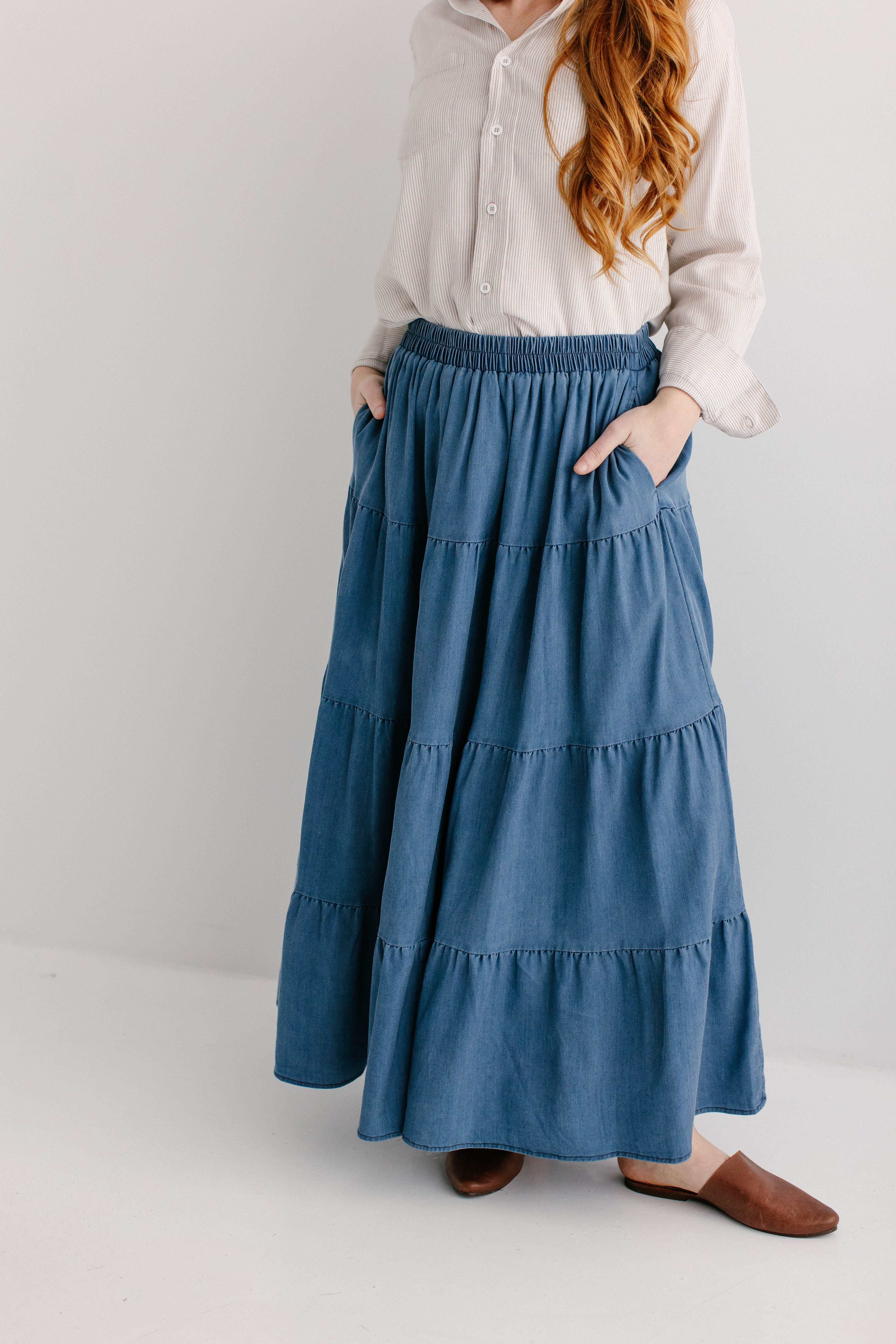 Addison Tiered Maxi Skirt - Image 6