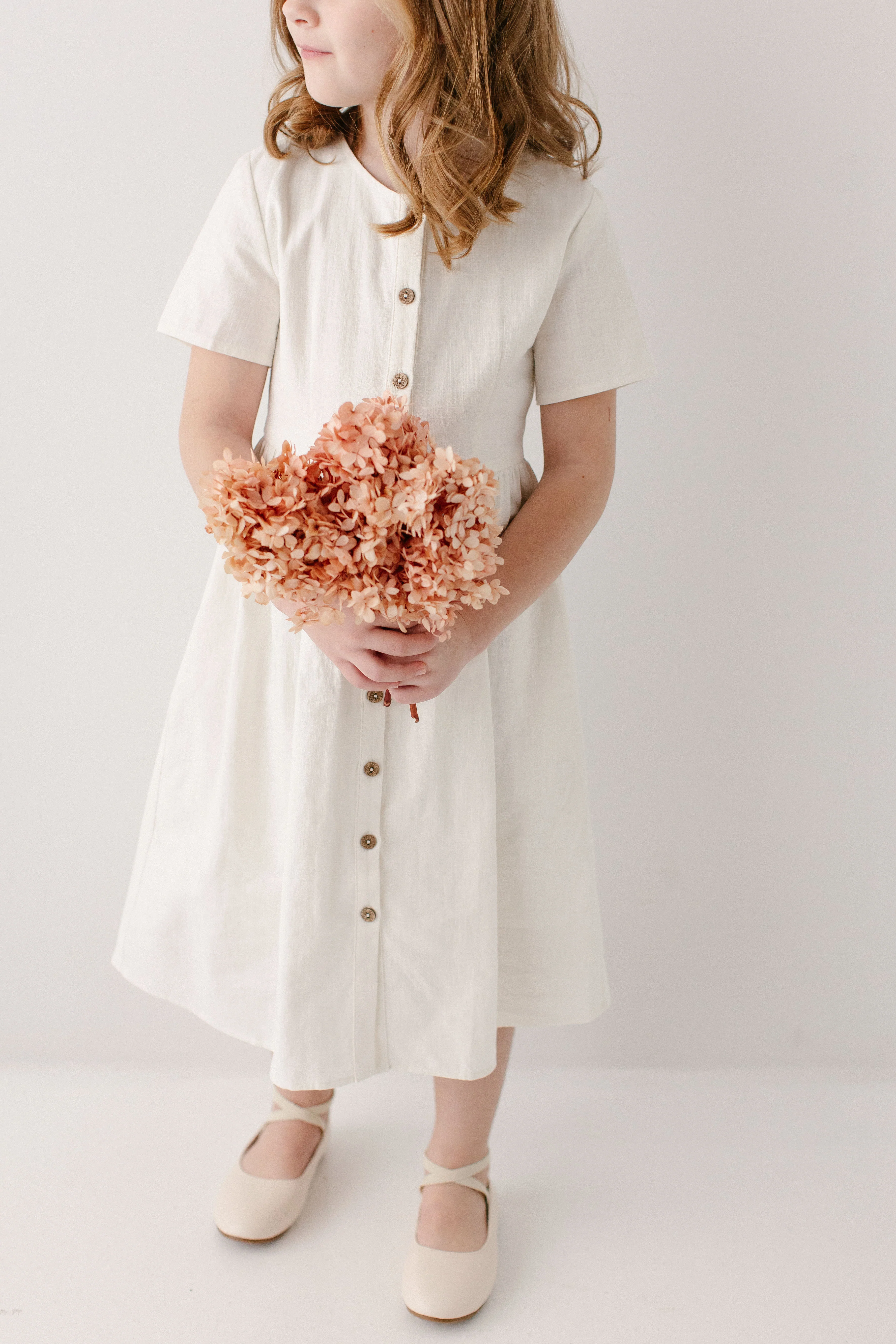 Adeline Girl Button Down A-Line Dress - Image 12
