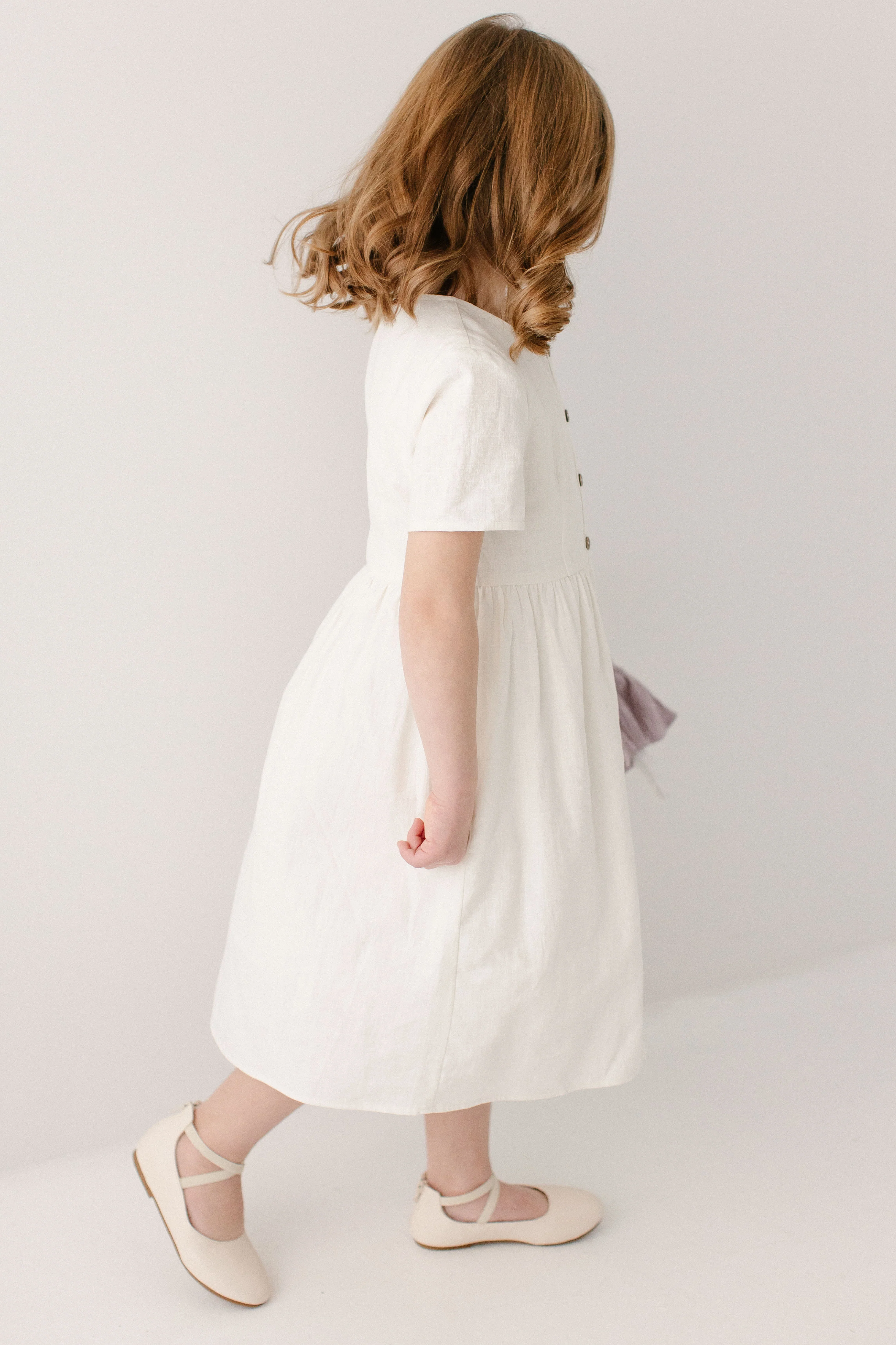 Adeline Girl Button Down A-Line Dress - Image 13