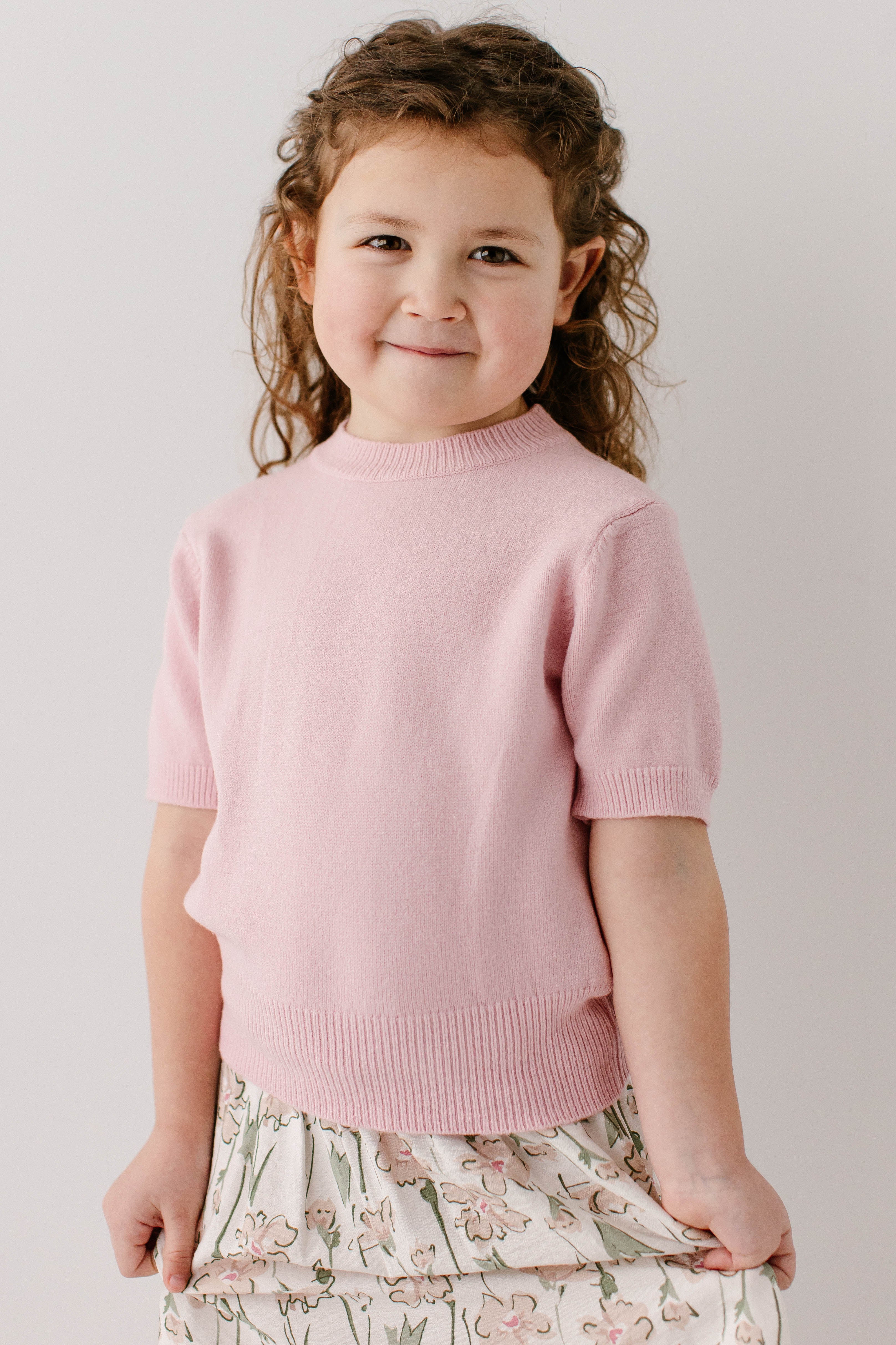 Adore Girl Short Sleeve Sweater Top