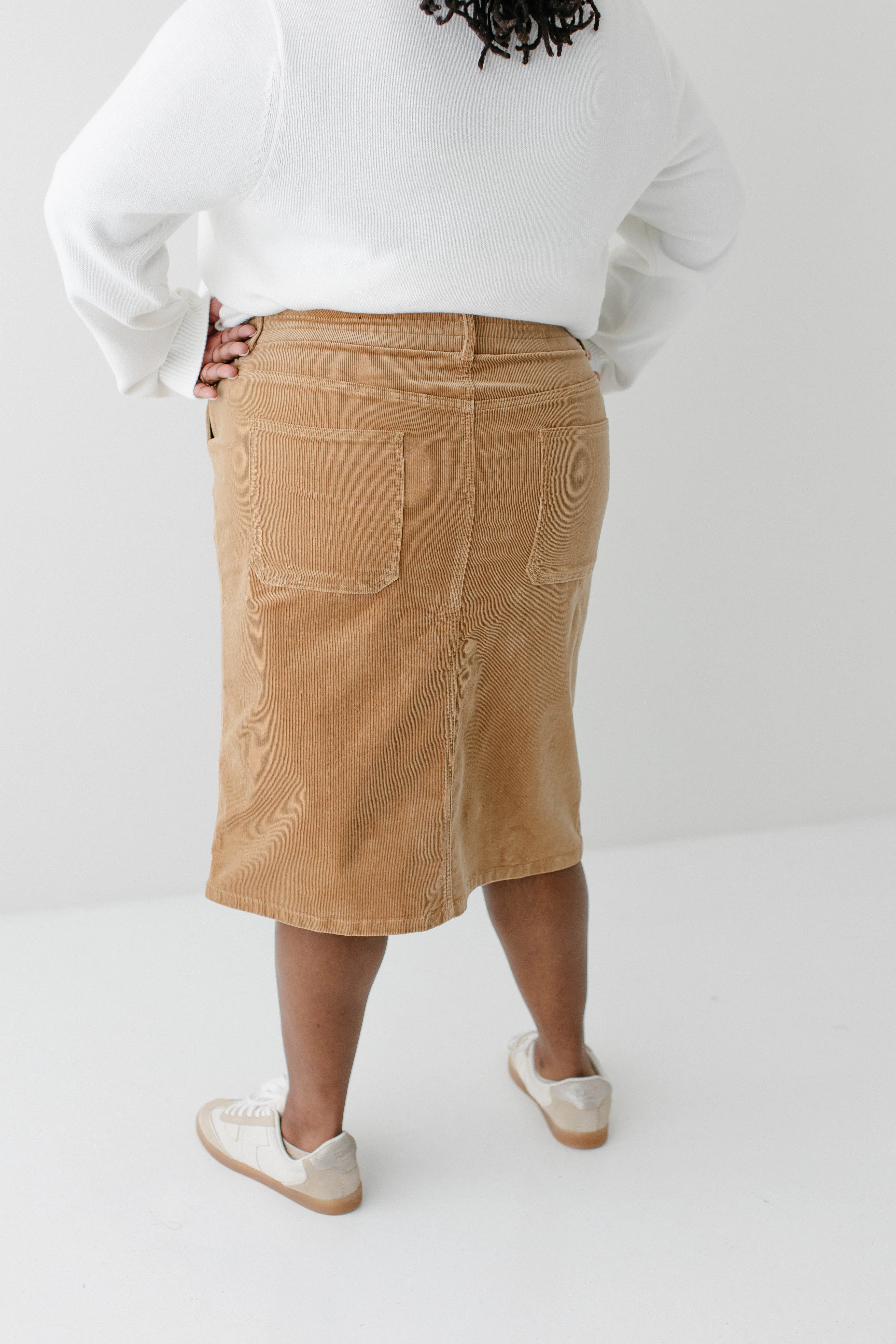 Autumn Corduroy Knee Length Skirt FINAL SALE - Image 18