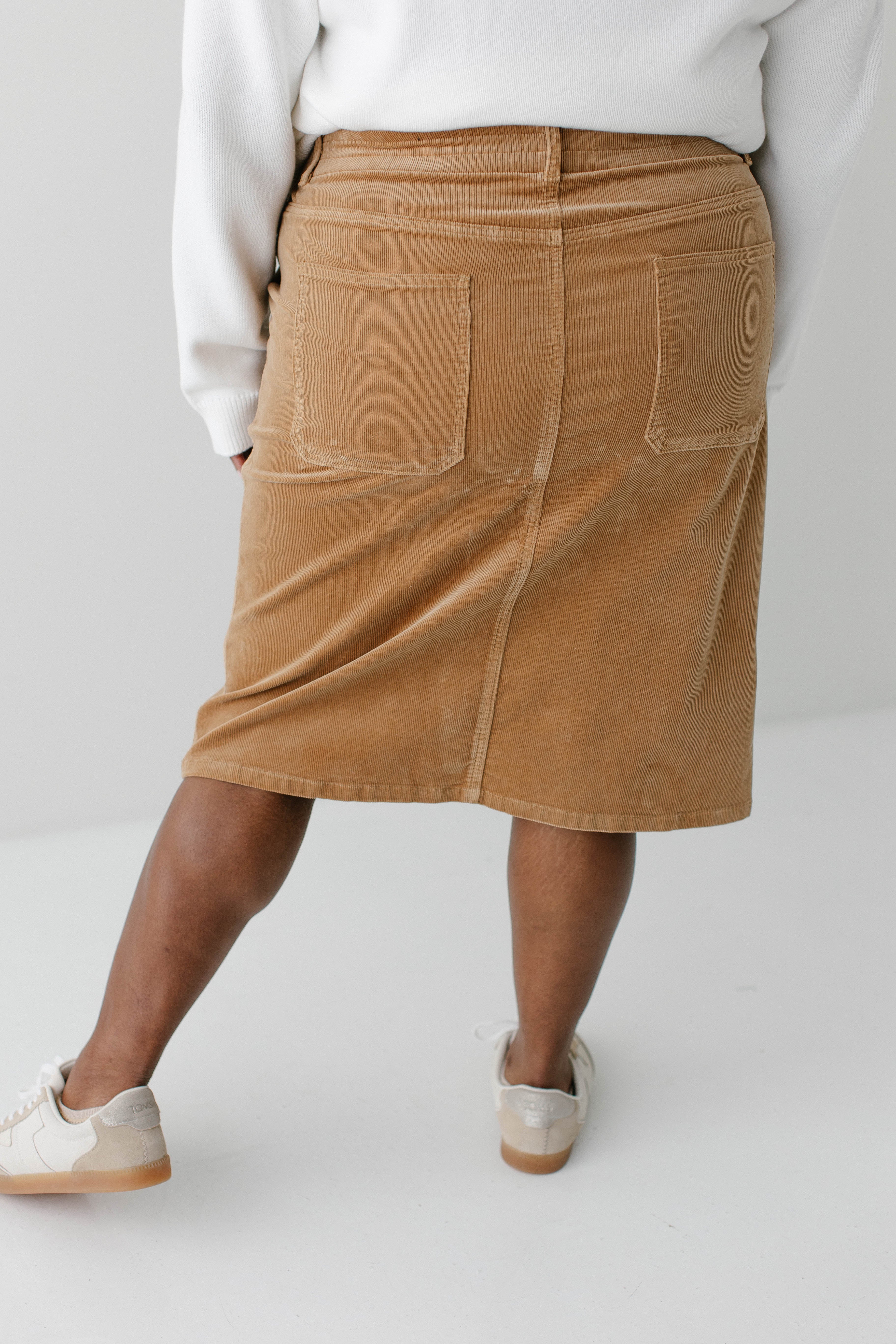 Autumn Corduroy Knee Length Skirt FINAL SALE - Image 19