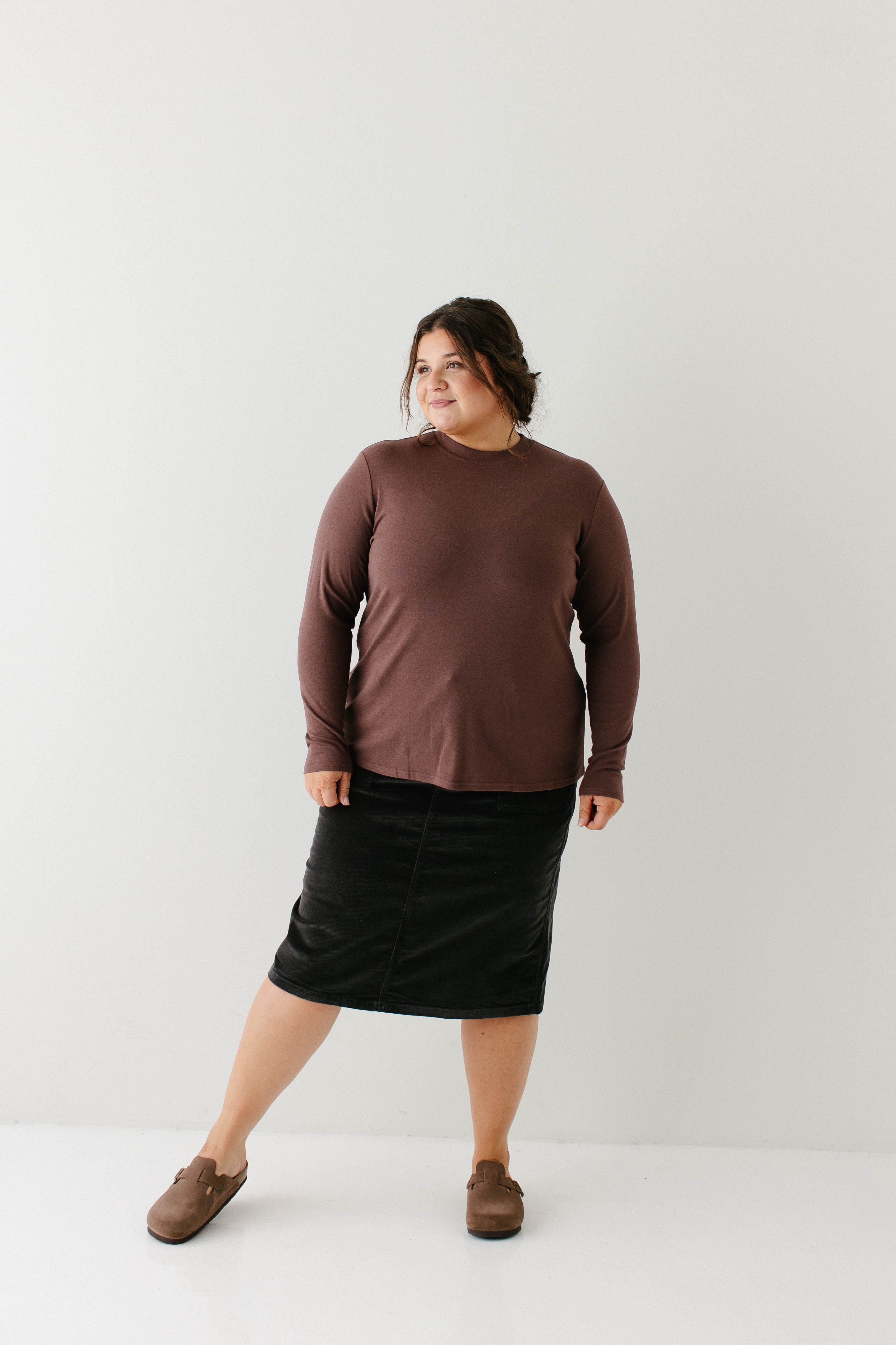 Autumn Corduroy Knee Length Skirt FINAL SALE - Image 7