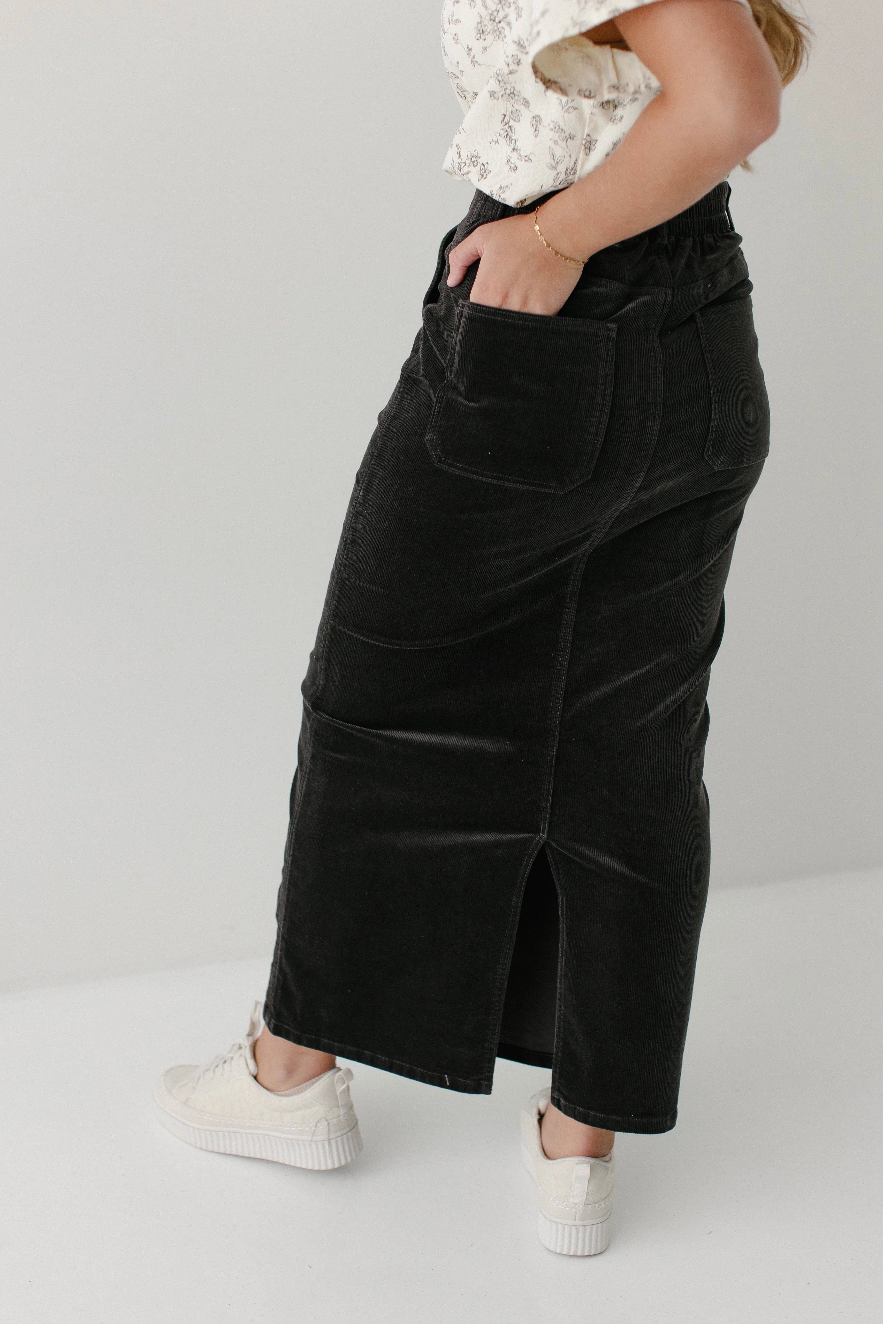 Autumn Corduroy Maxi Length Skirt FINAL SALE - Image 7