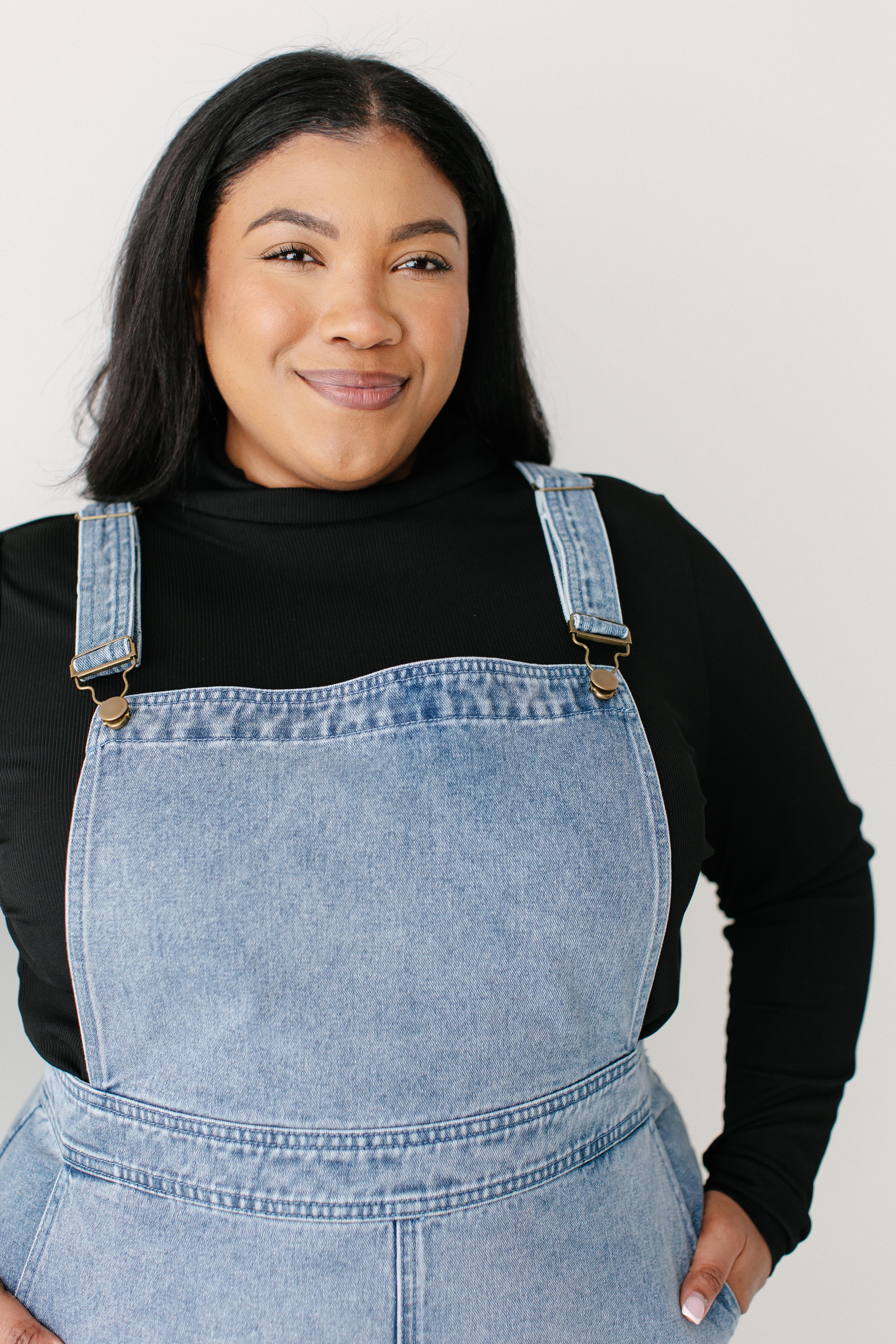 Bailey Denim Overall Dress - Image 11