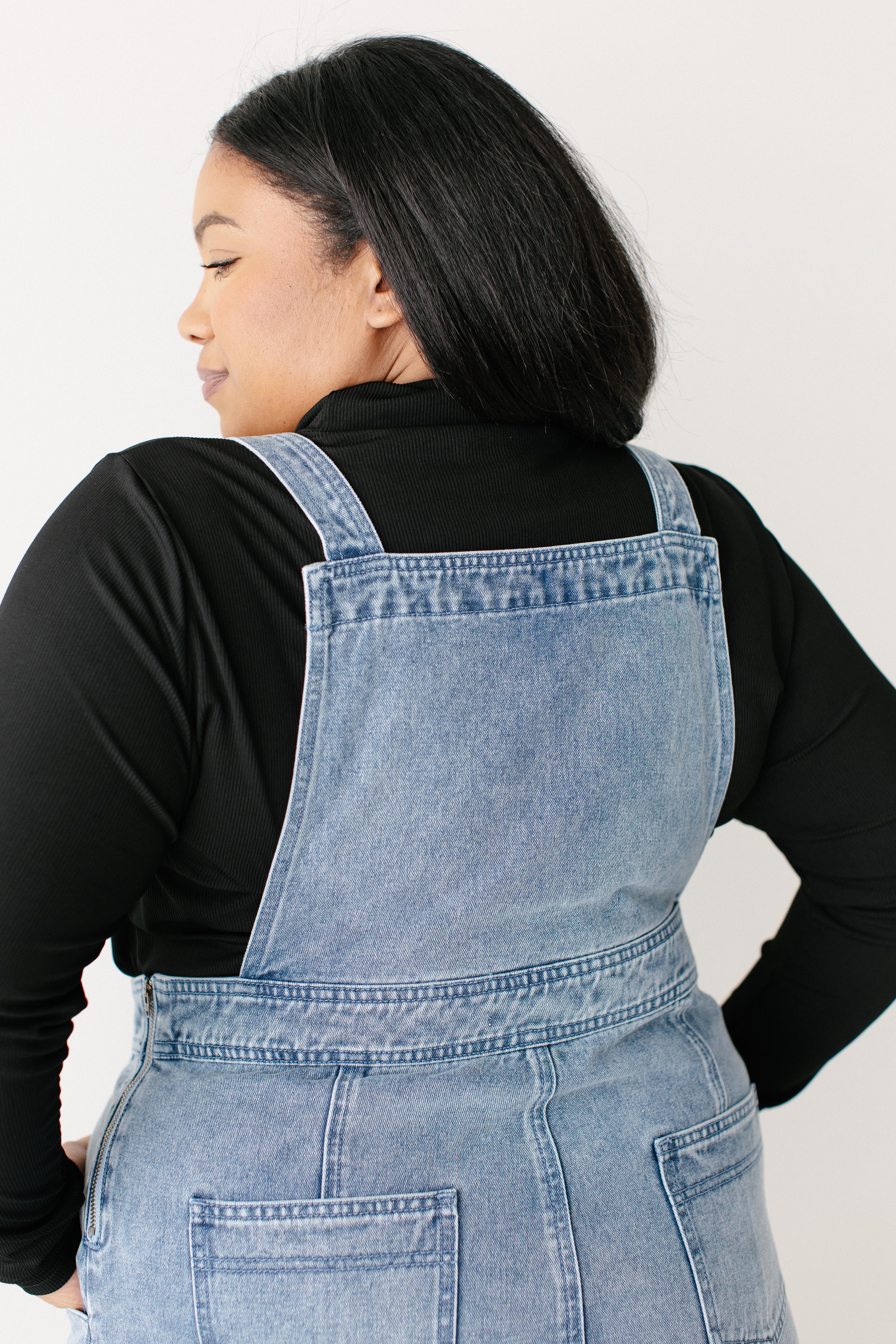 Bailey Denim Overall Dress - Image 15