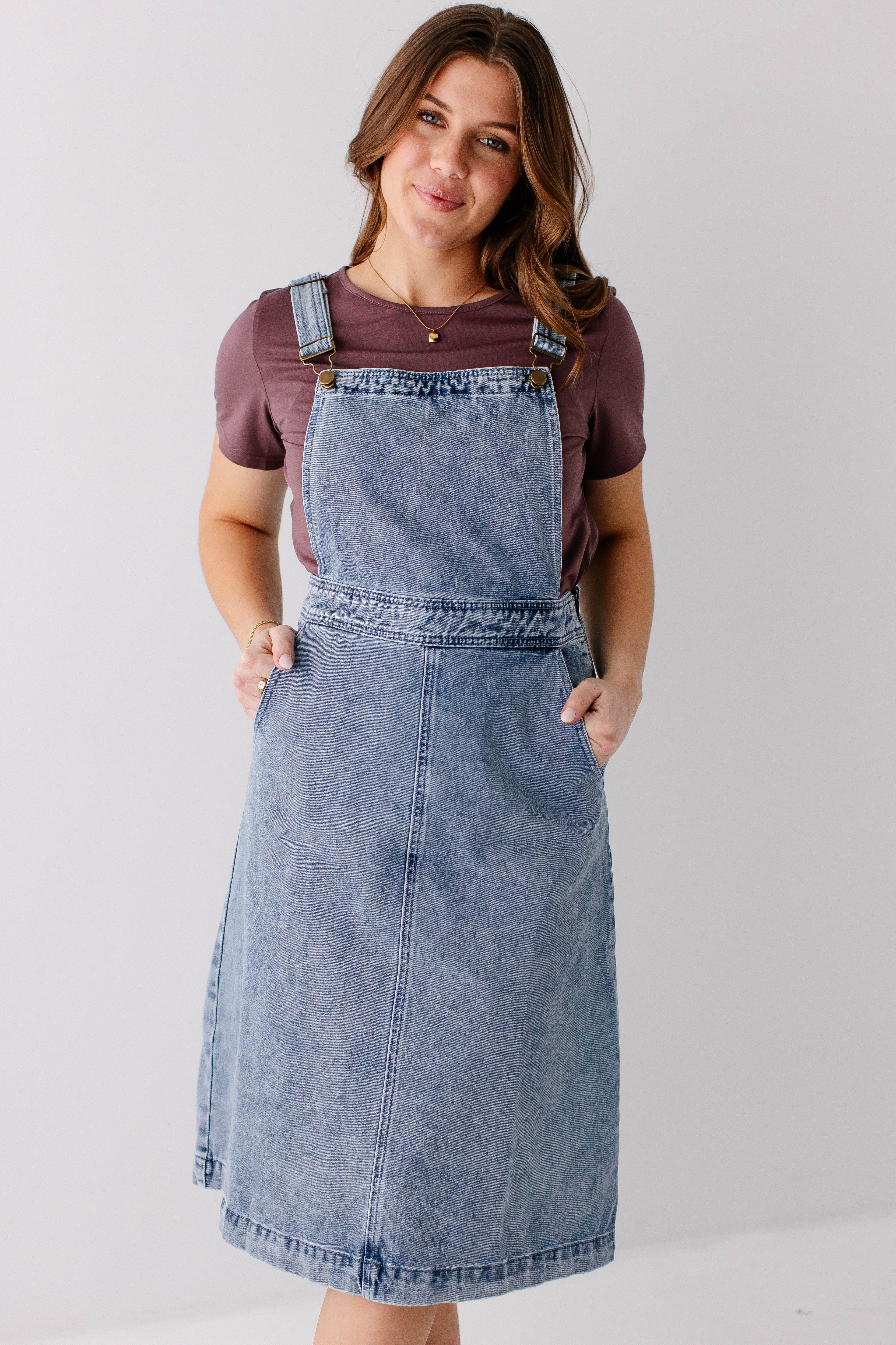 Bailey Denim Overall Dress - Image 5
