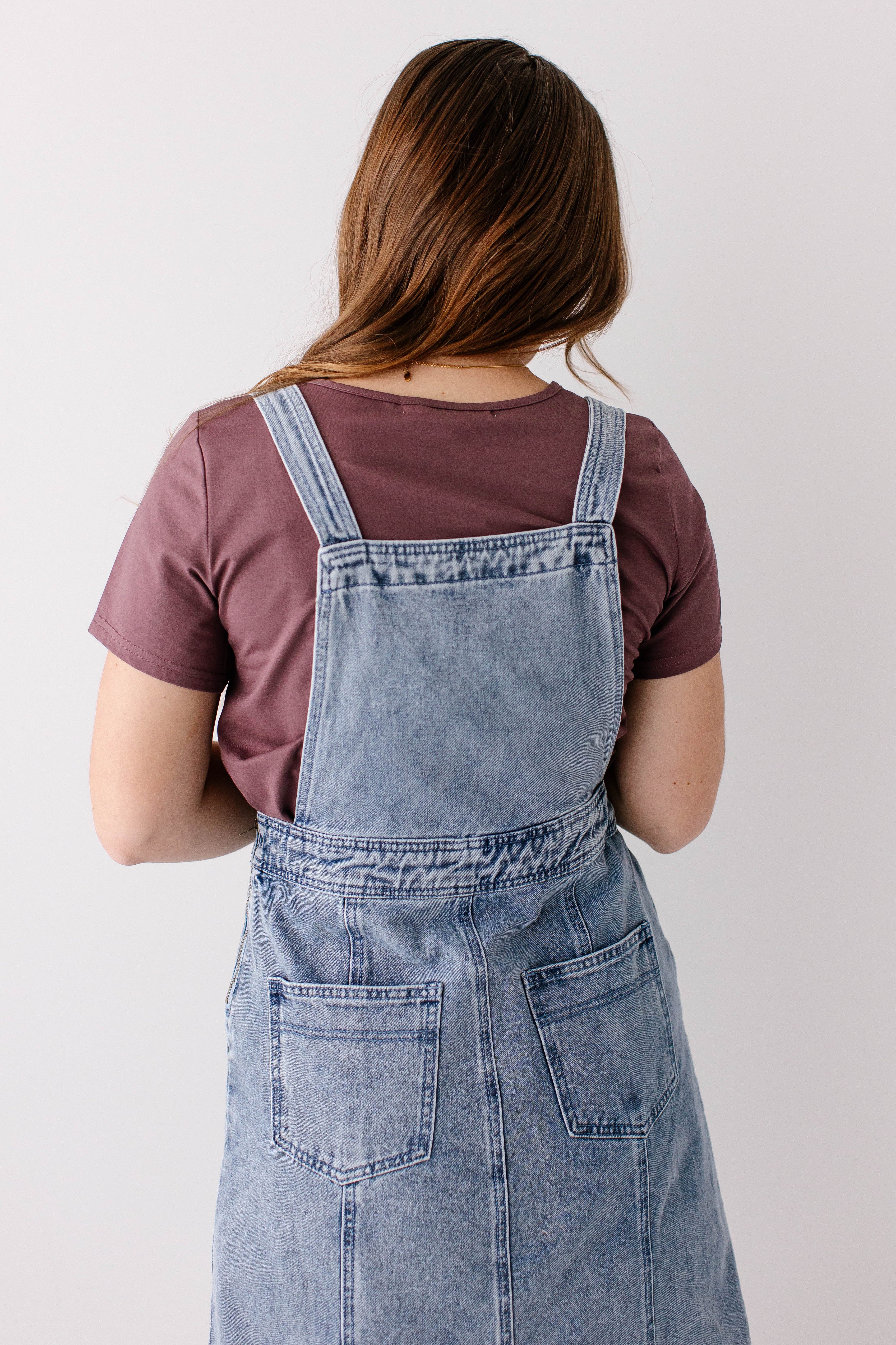 Bailey Denim Overall Dress - Image 8