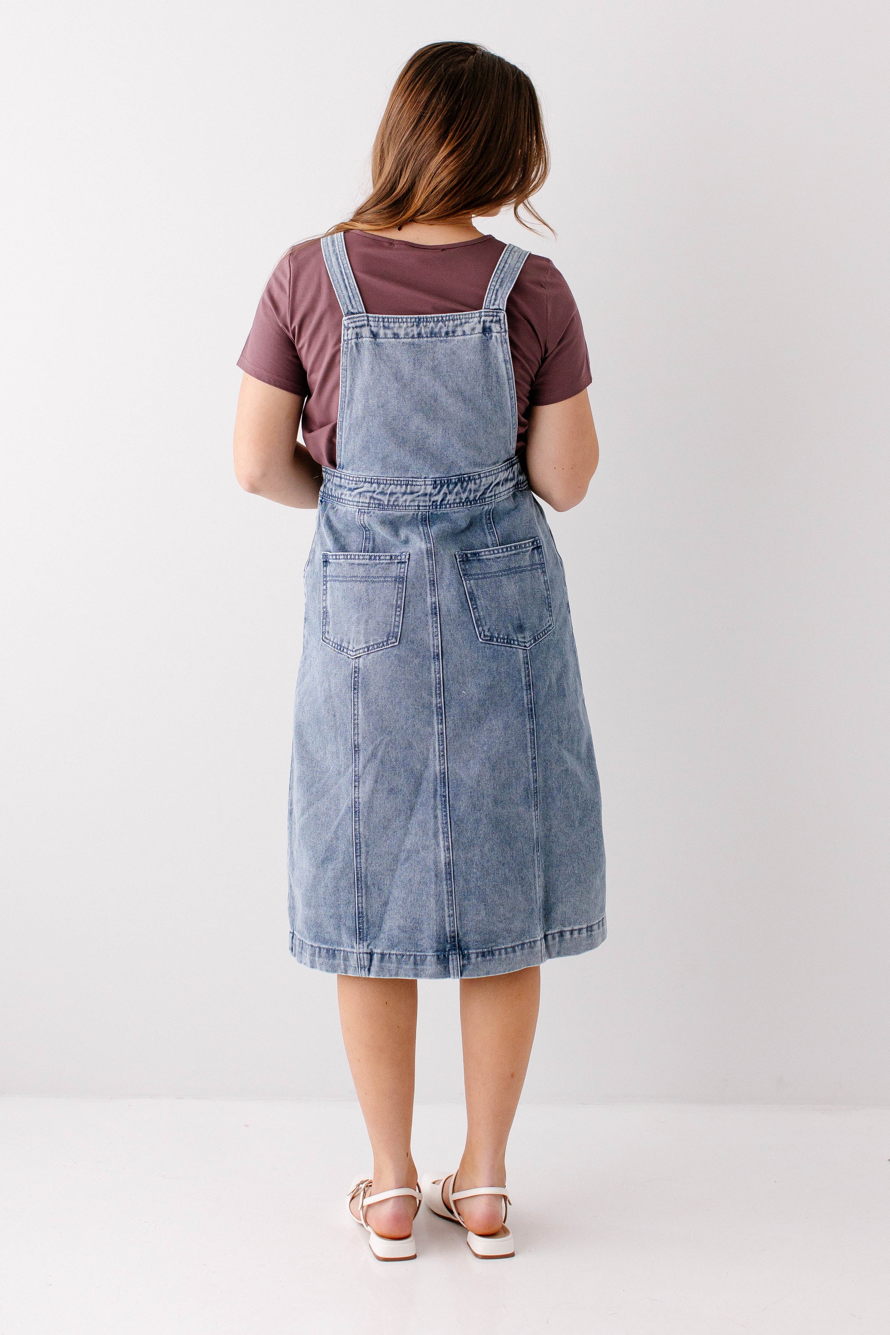 Bailey Denim Overall Dress - Image 9