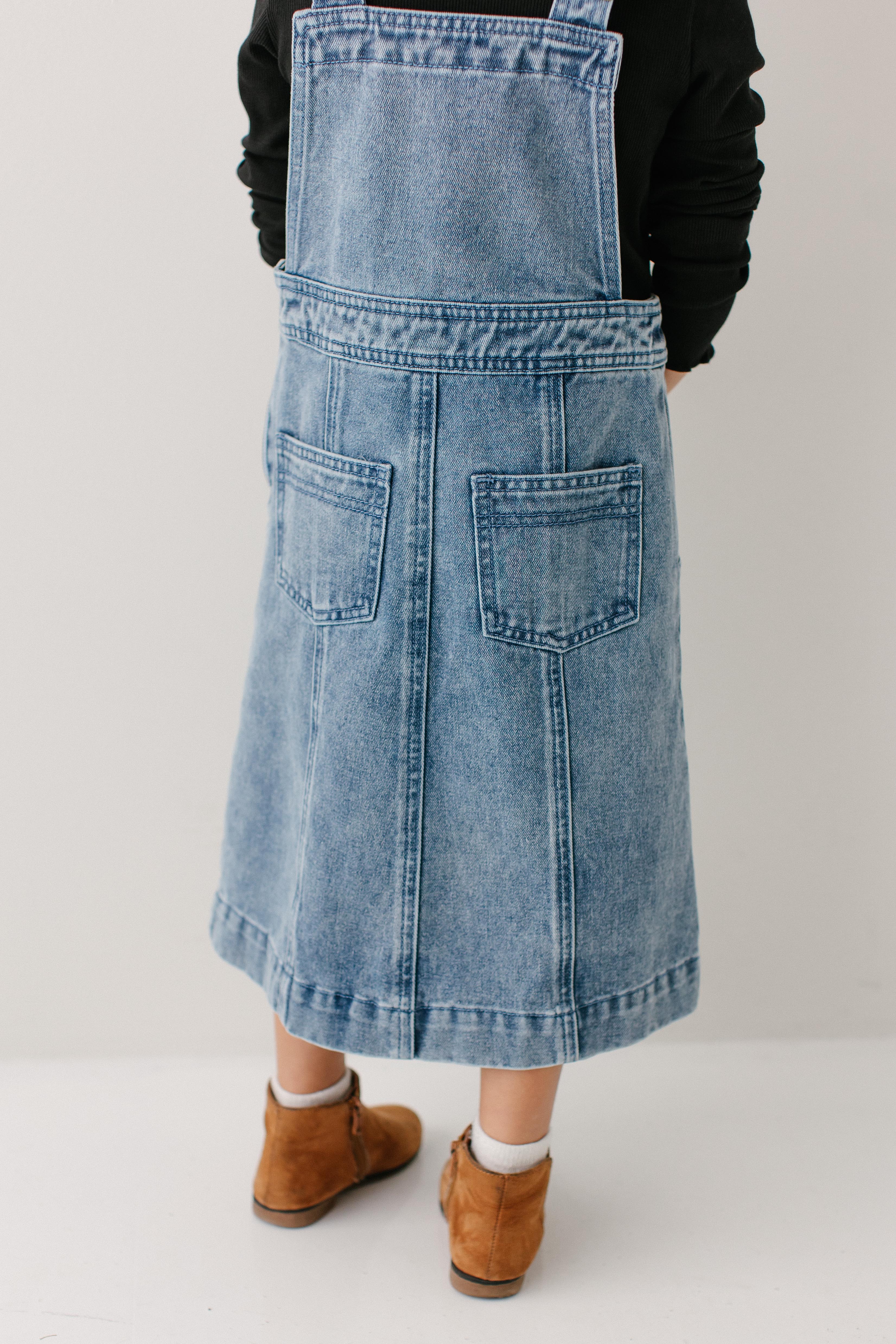 Bailey Girl Denim Overall Dress - Image 10
