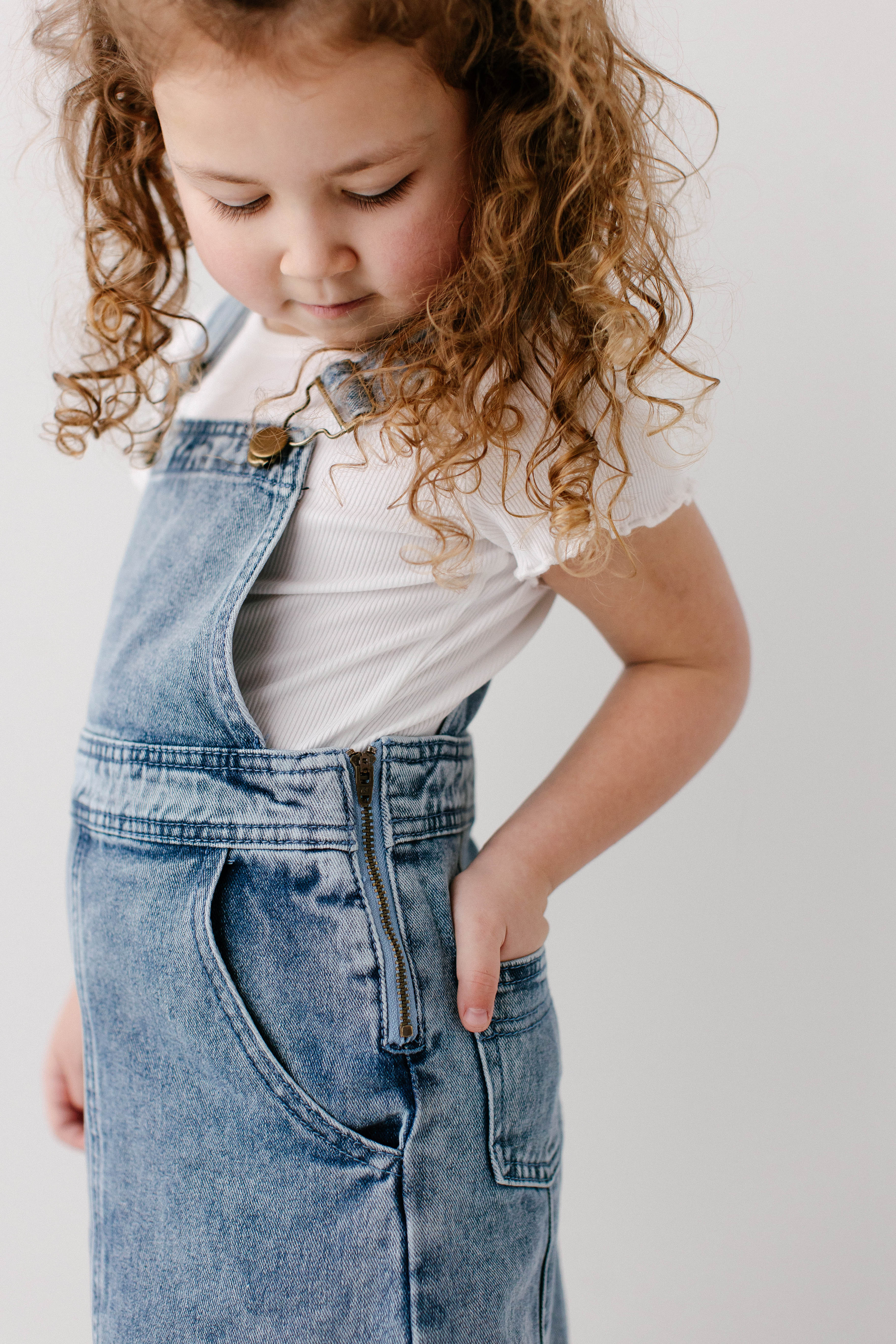 Bailey Girl Denim Overall Dress - Image 3