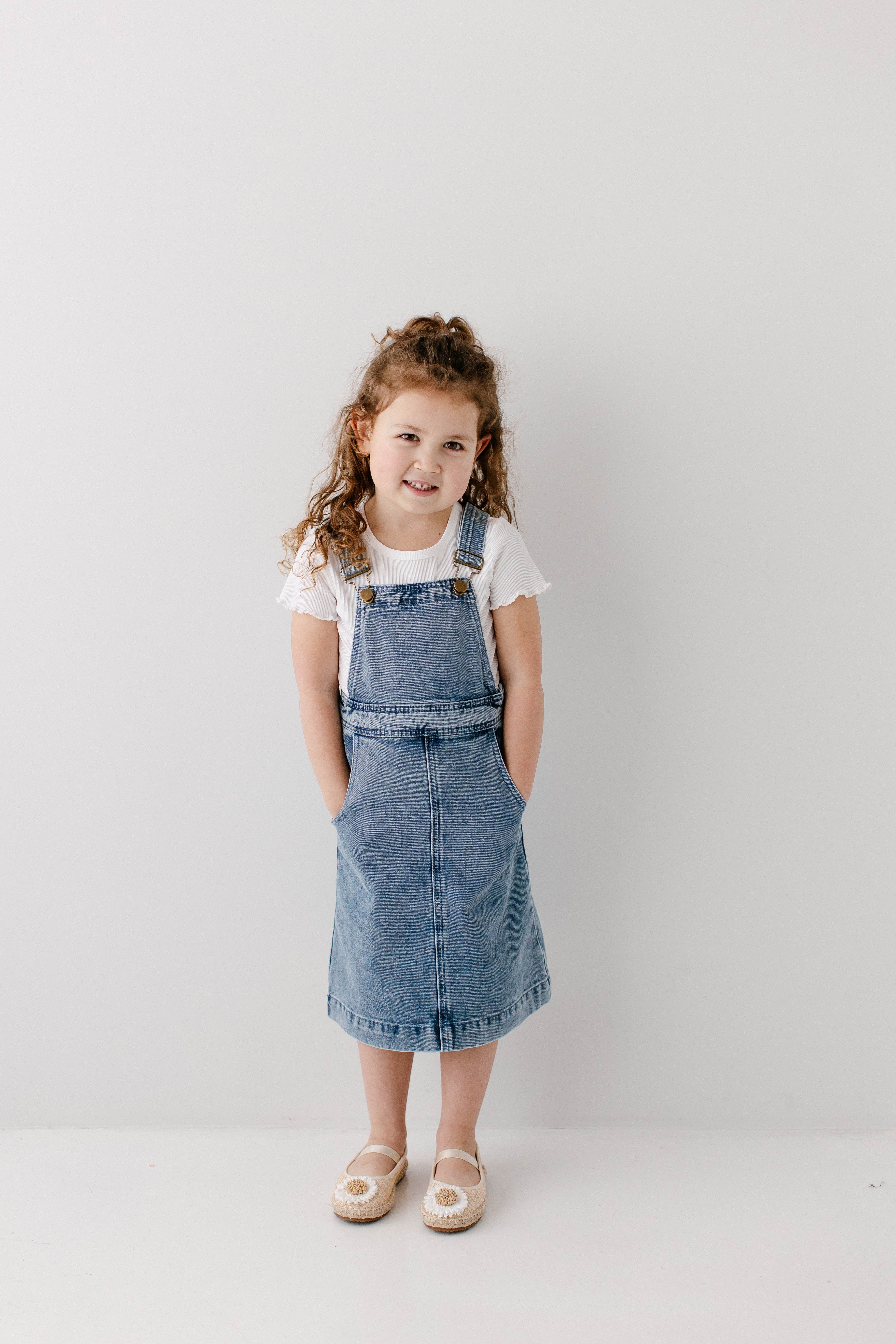 Bailey Girl Denim Overall Dress - Image 4
