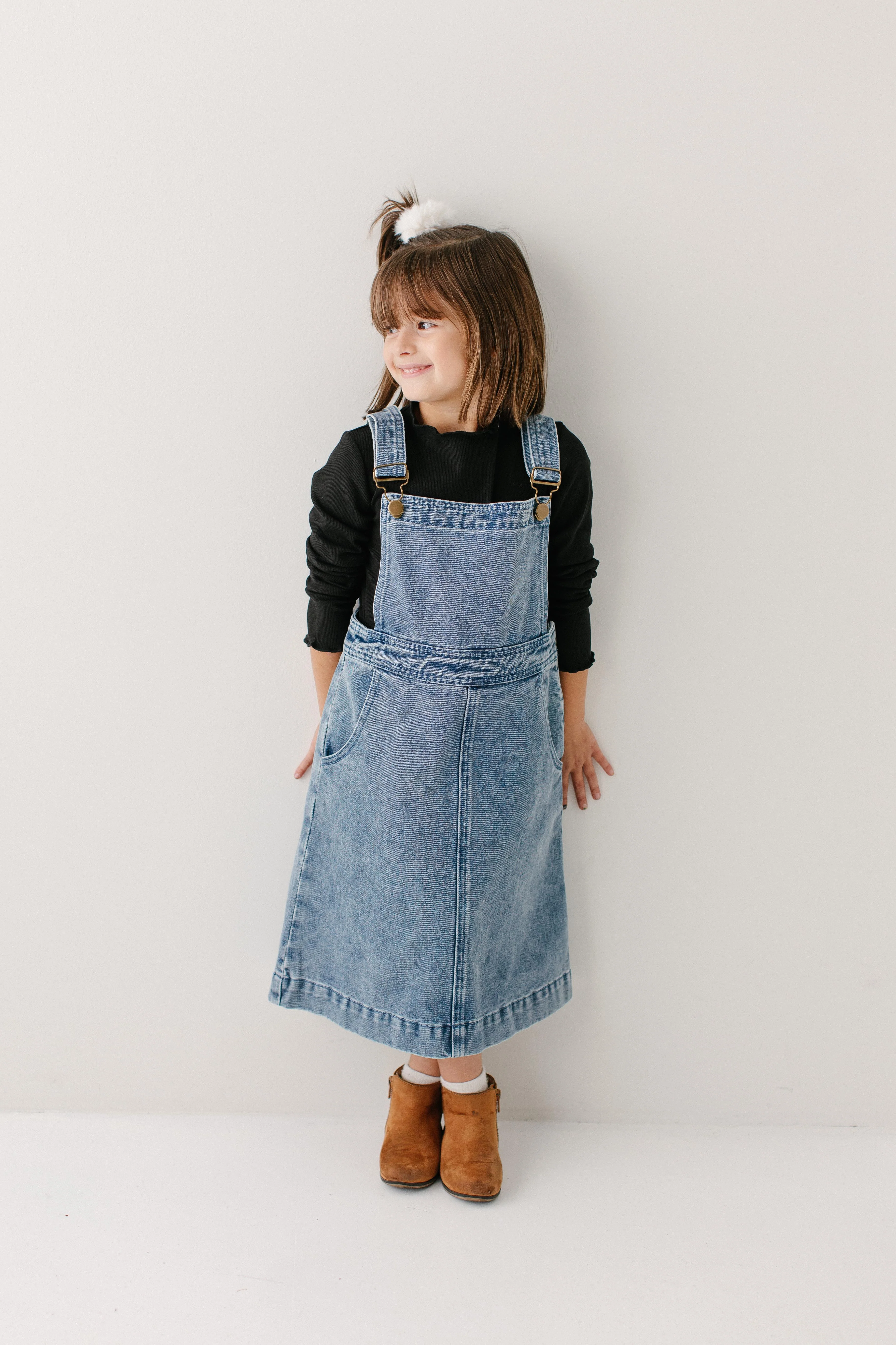 Bailey Girl Denim Overall Dress - Image 7