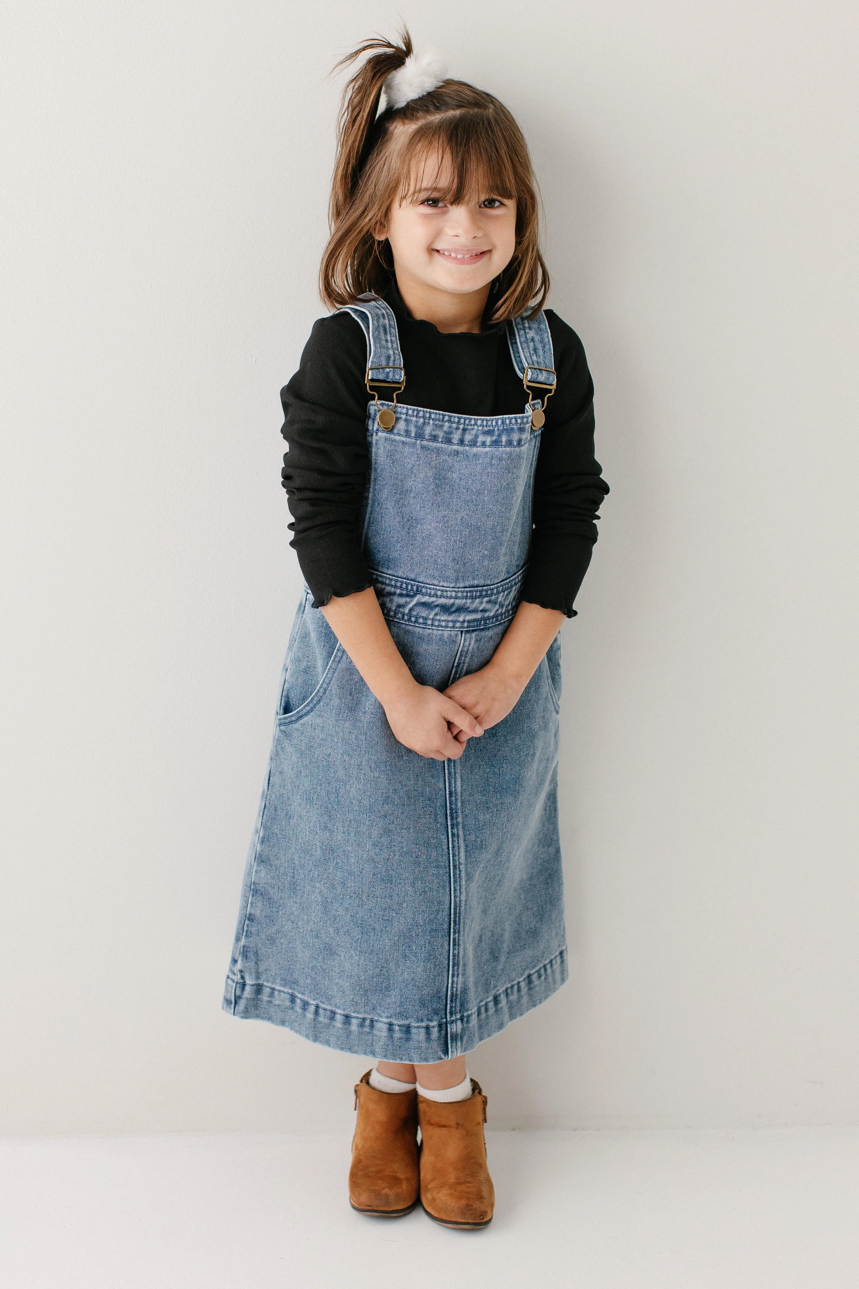 Bailey Girl Denim Overall Dress - Image 8
