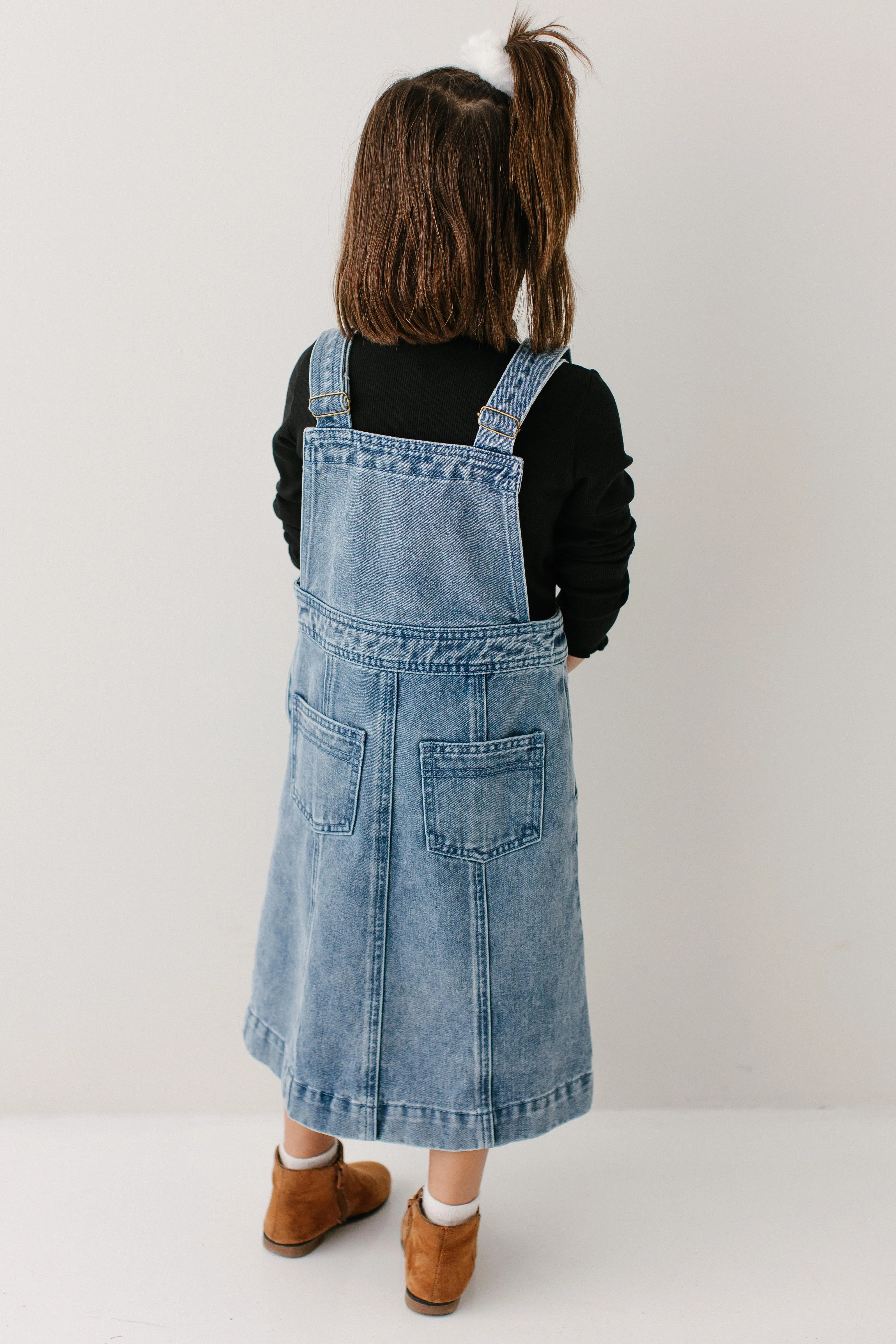 Bailey Girl Denim Overall Dress - Image 9
