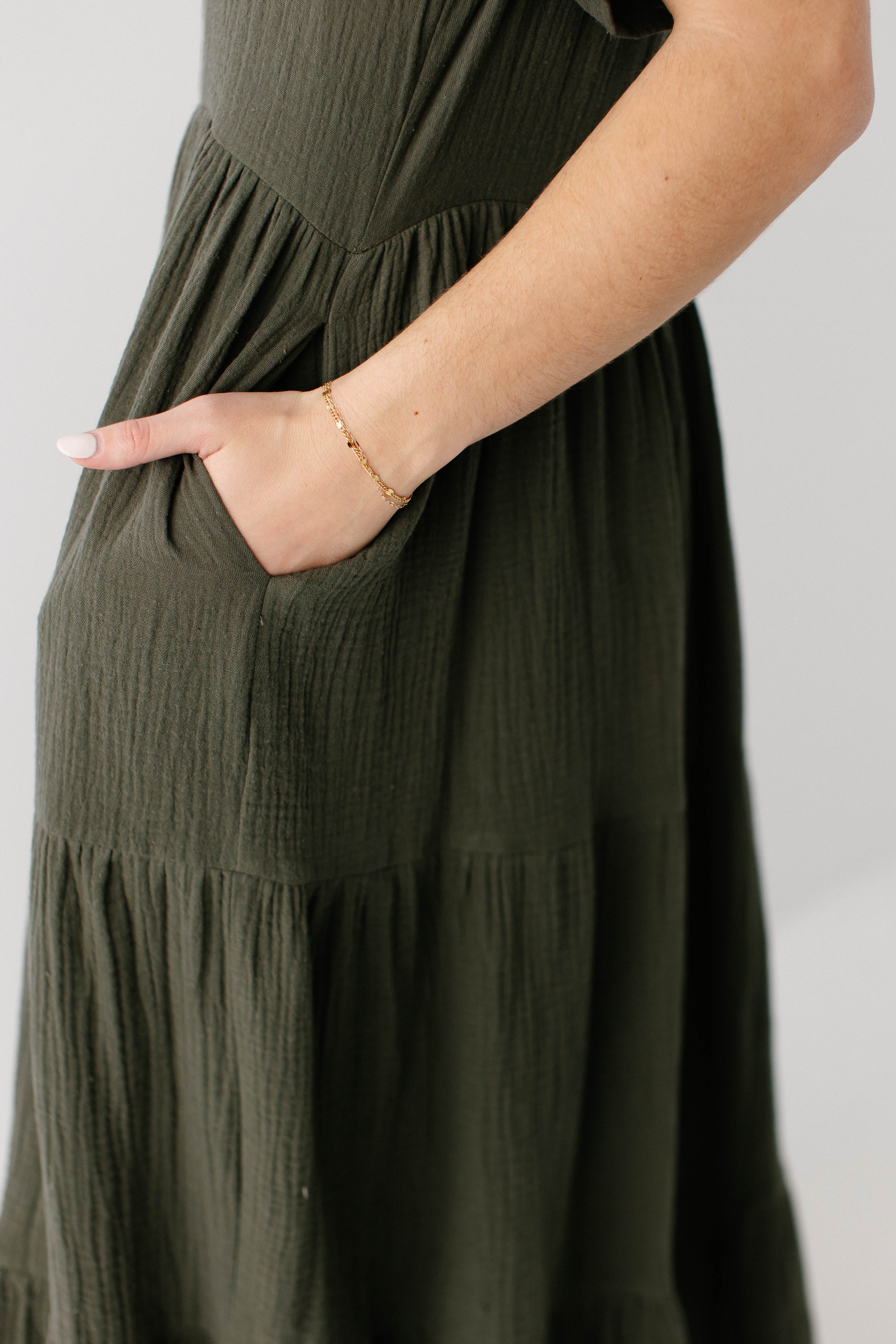 Bekah Cotton Gauze Tiered Maxi Dress - Image 17