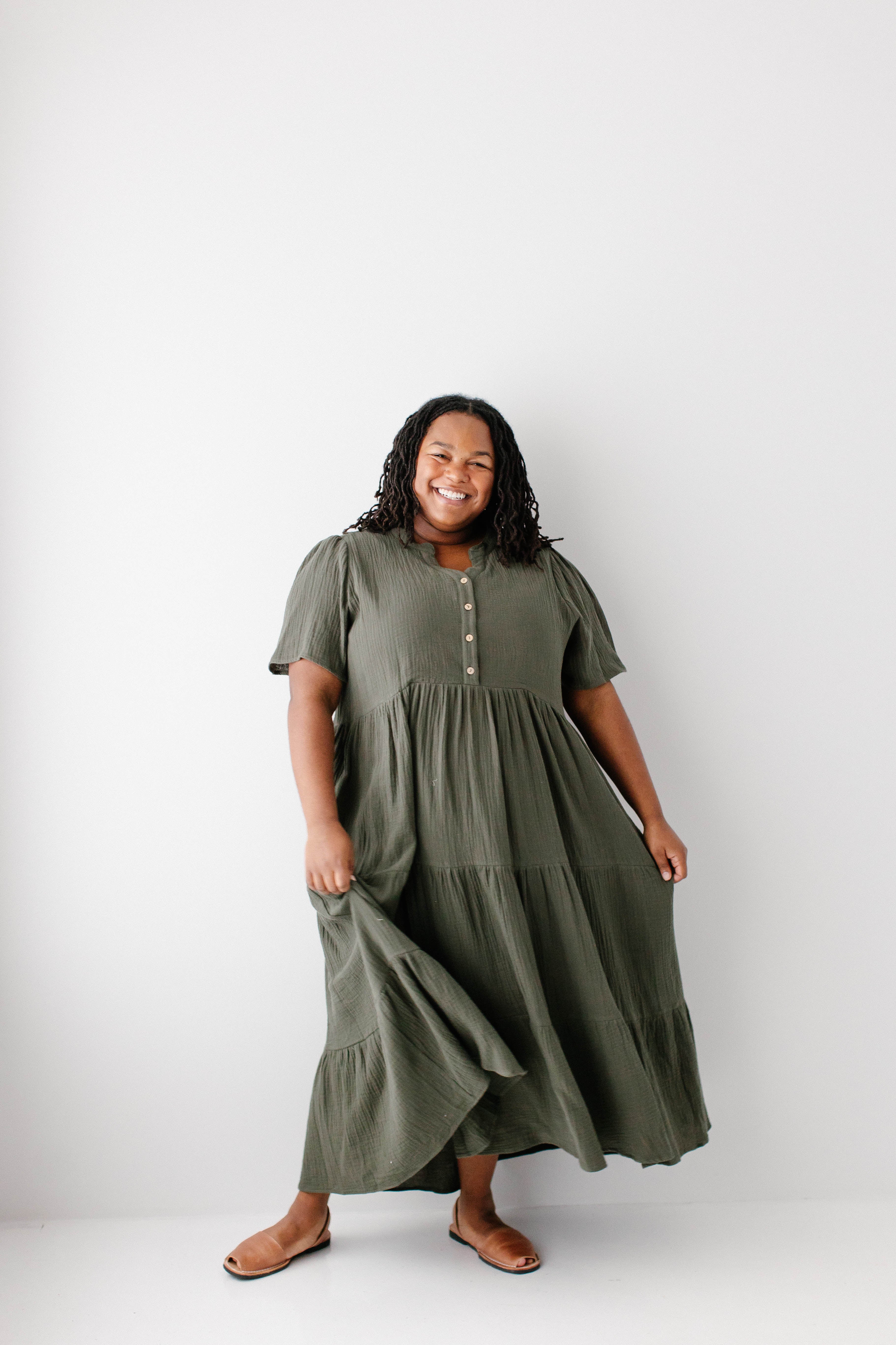 Bekah Cotton Gauze Tiered Maxi Dress - Image 21