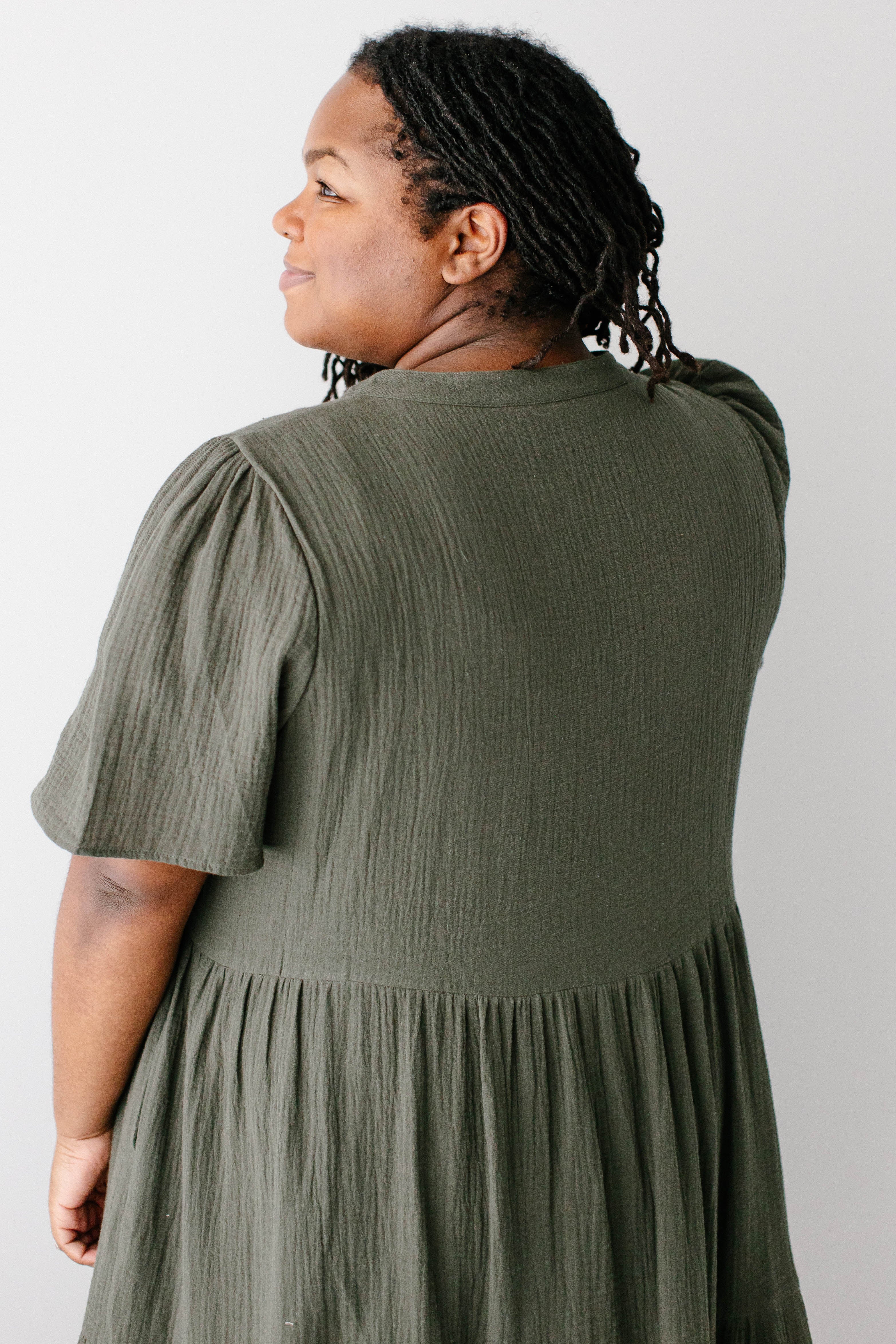 Bekah Cotton Gauze Tiered Maxi Dress - Image 25