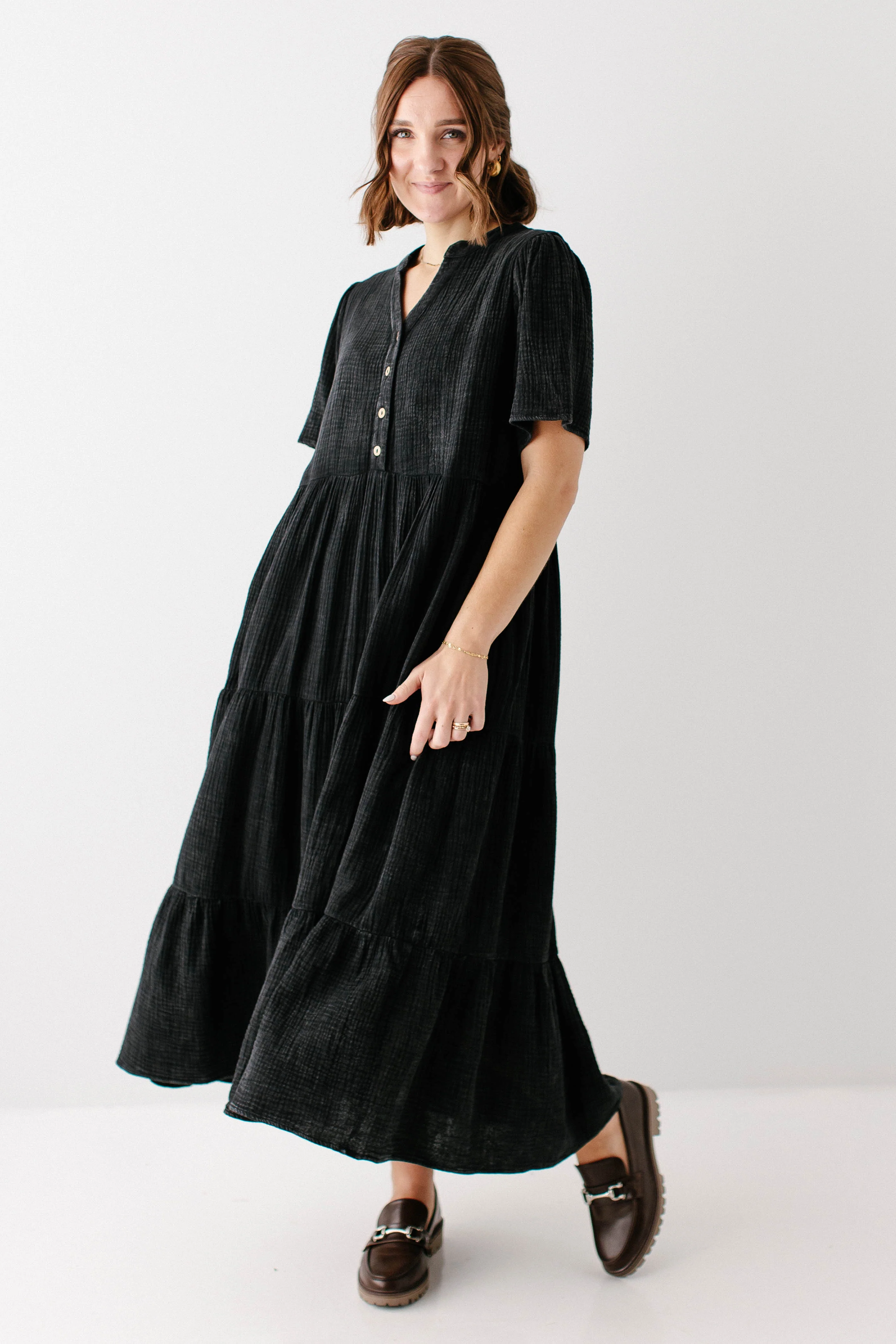 Bekah Cotton Gauze Tiered Maxi Dress - Image 5