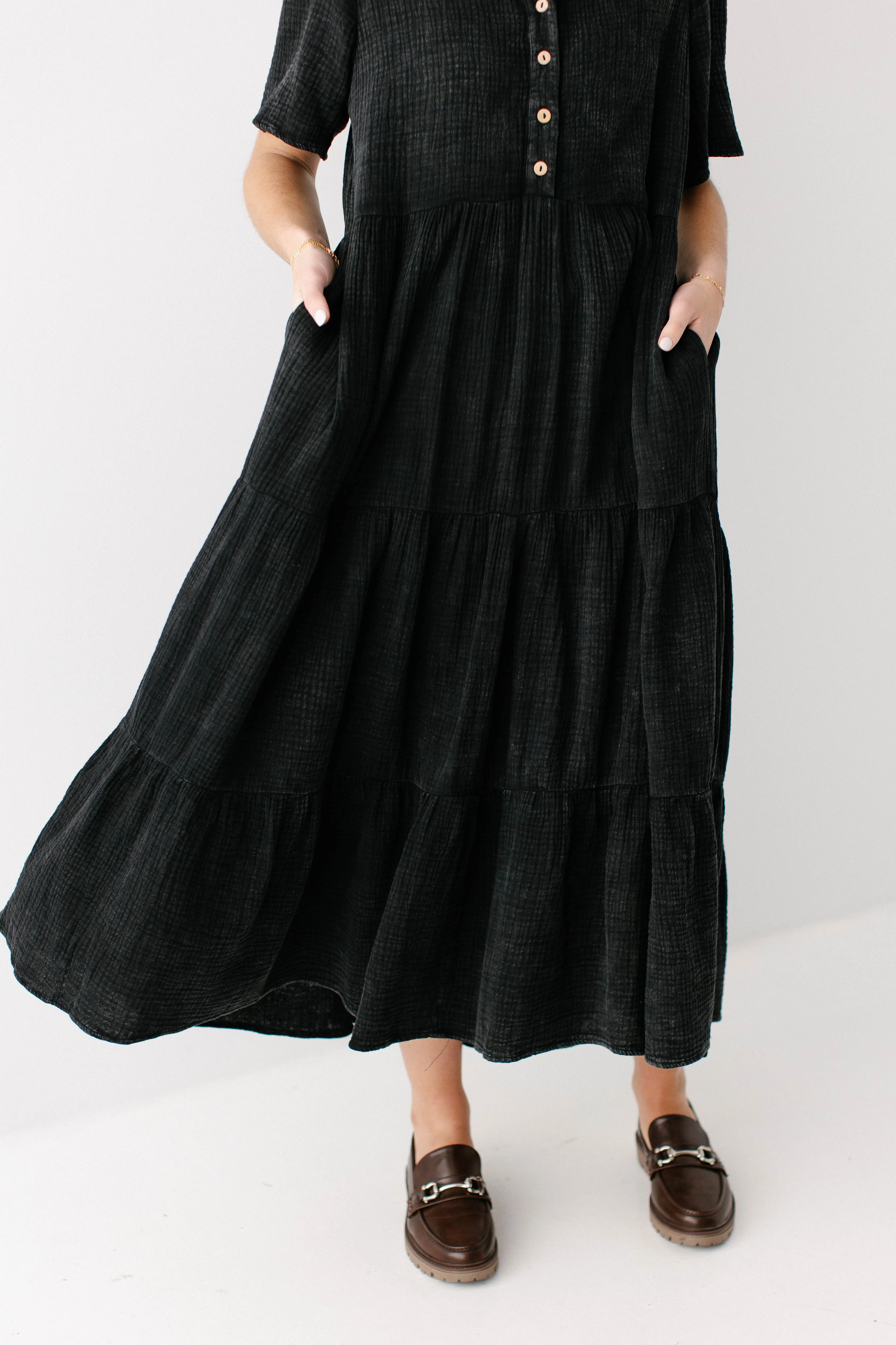 Bekah Cotton Gauze Tiered Maxi Dress - Image 6