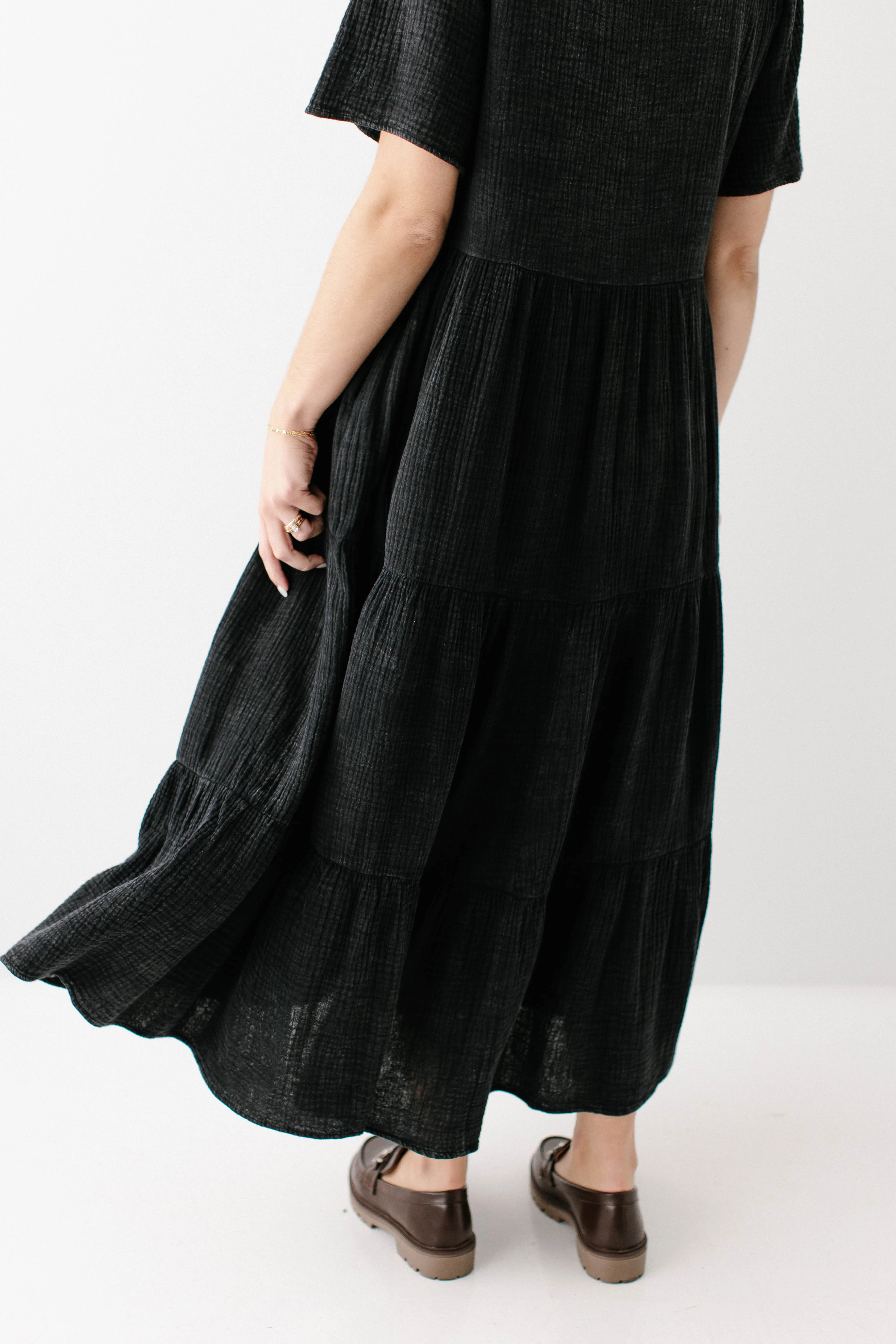 Bekah Cotton Gauze Tiered Maxi Dress - Image 7