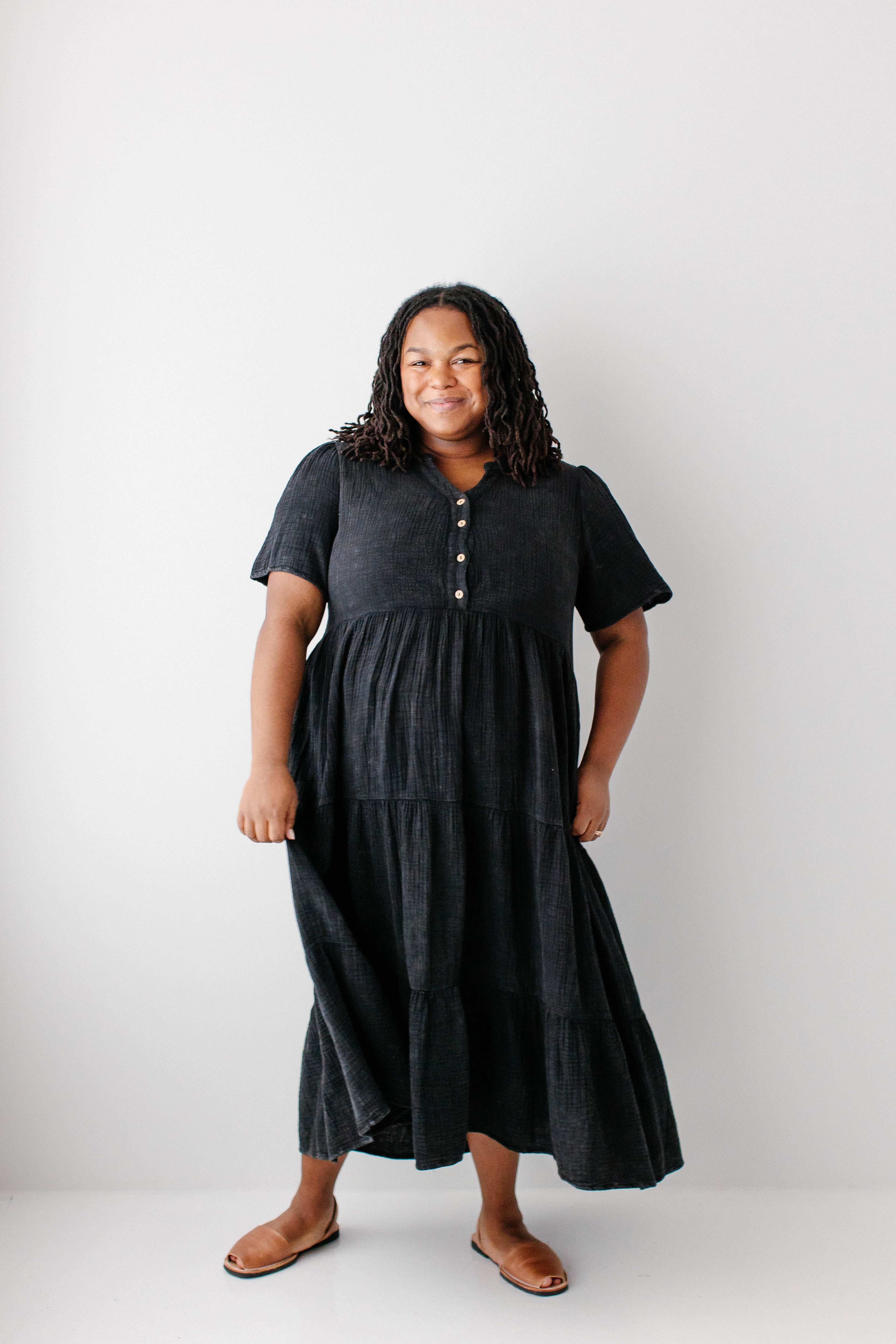 Bekah Cotton Gauze Tiered Maxi Dress - Image 9