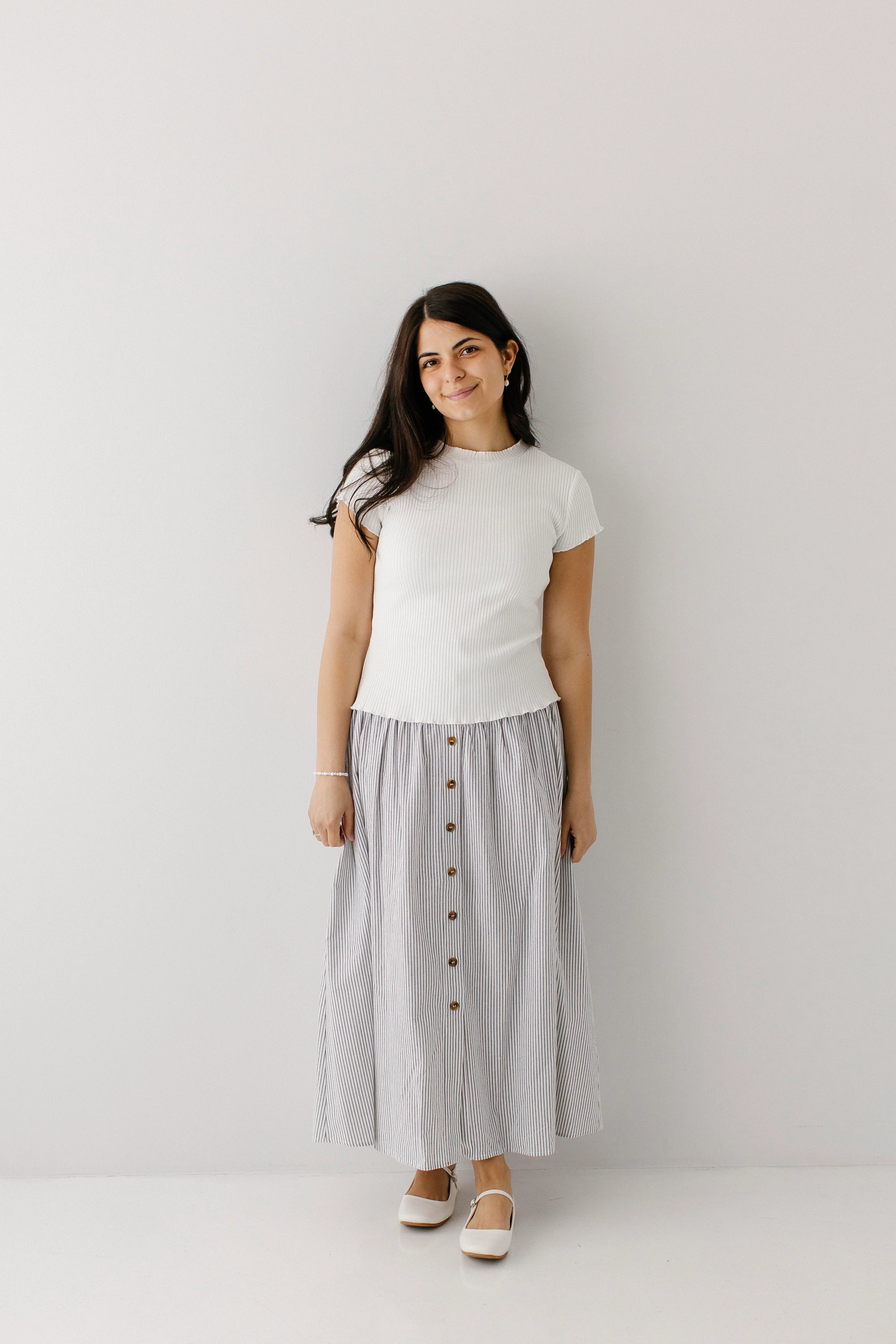 Bremen Ribbed Lettuce Hem Top - Image 3