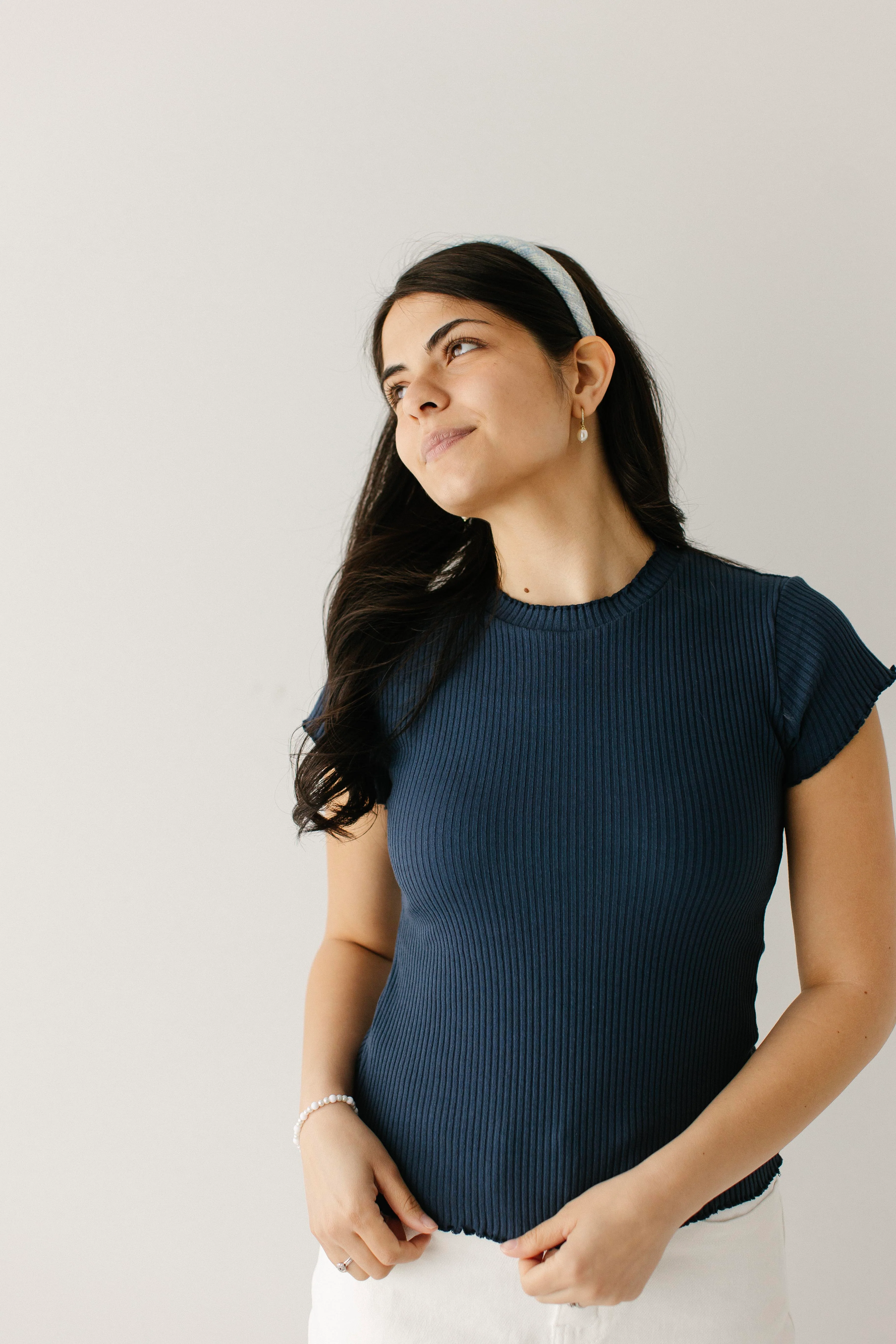 Bremen Ribbed Lettuce Hem Top - Image 6