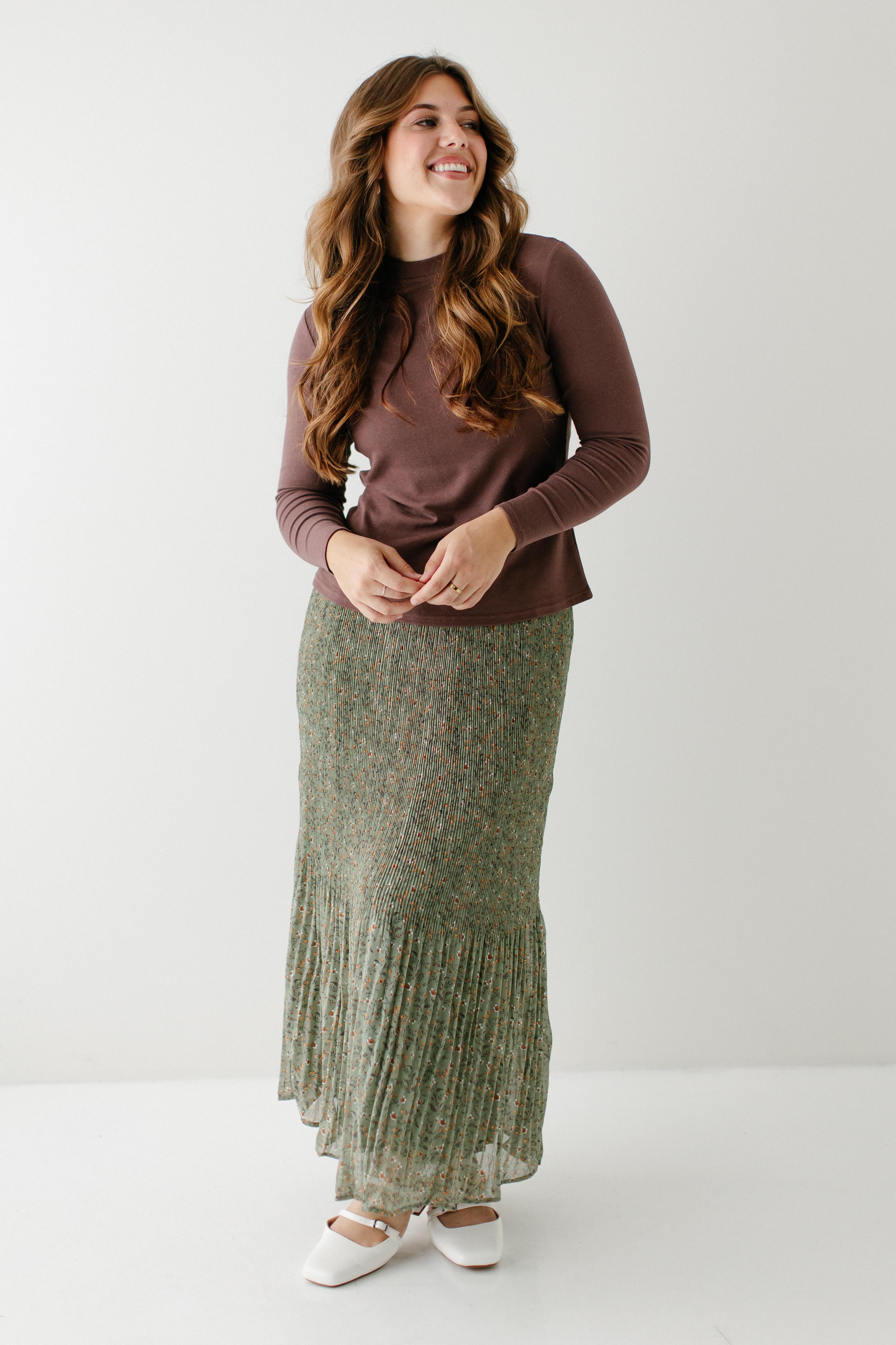 Brianna Bamboo Blend Ribbed Mock Neck Top FINAL SALE - Image 6