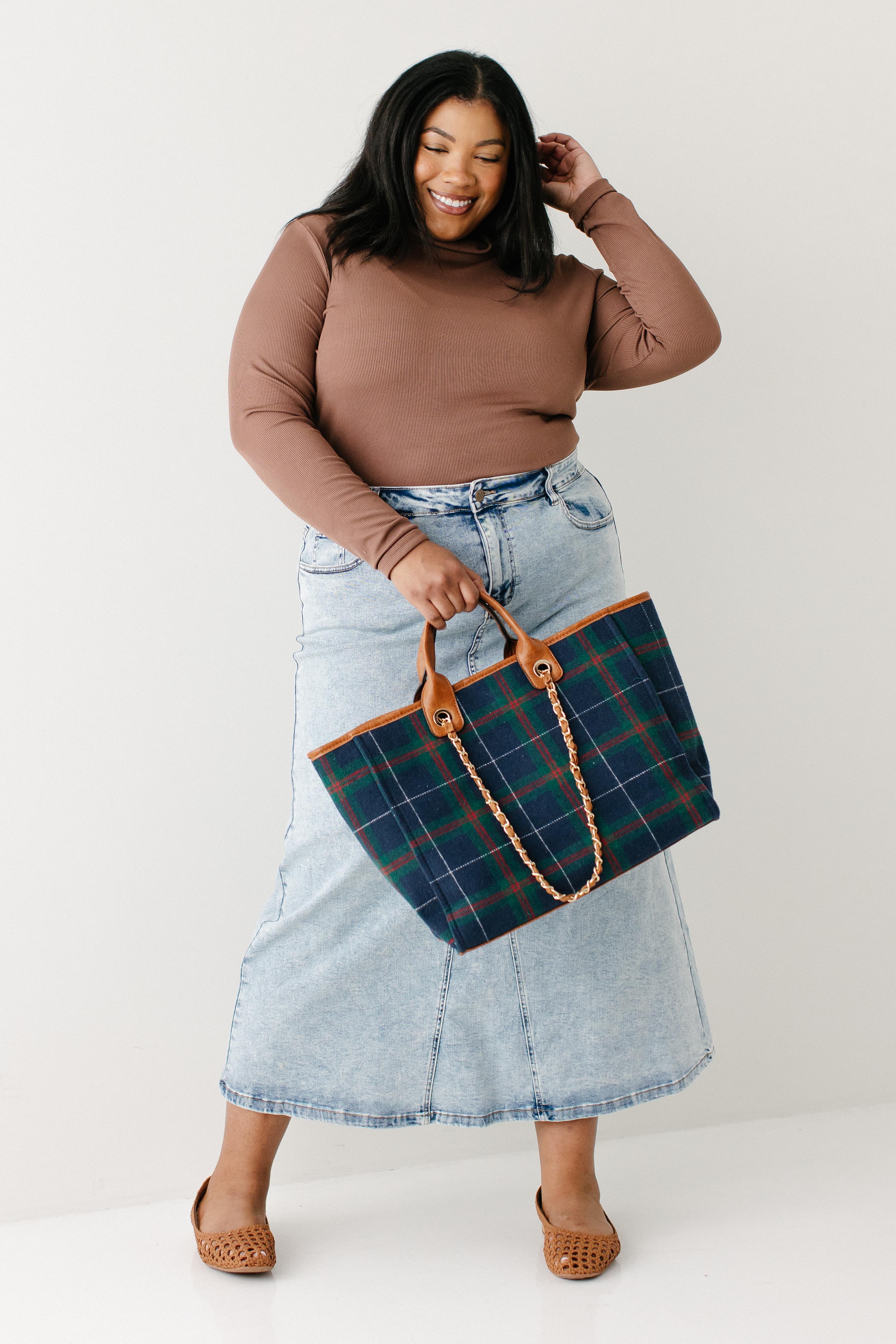 Brooklyn Stretch Denim Maxi Skirt in Vintage Wash - Image 10