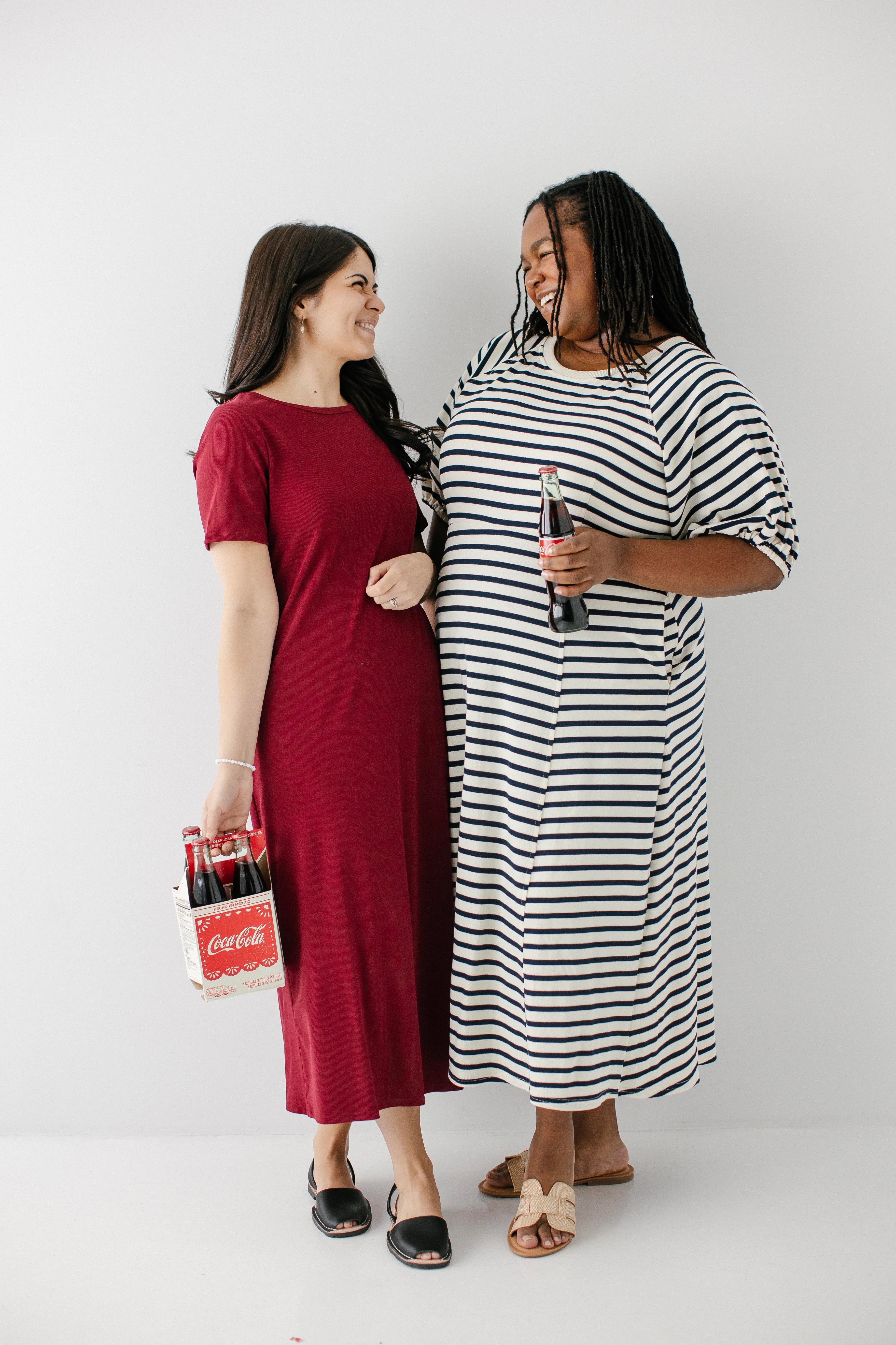 Brunswick Striped Fit & Flare Midi Dress - Image 3