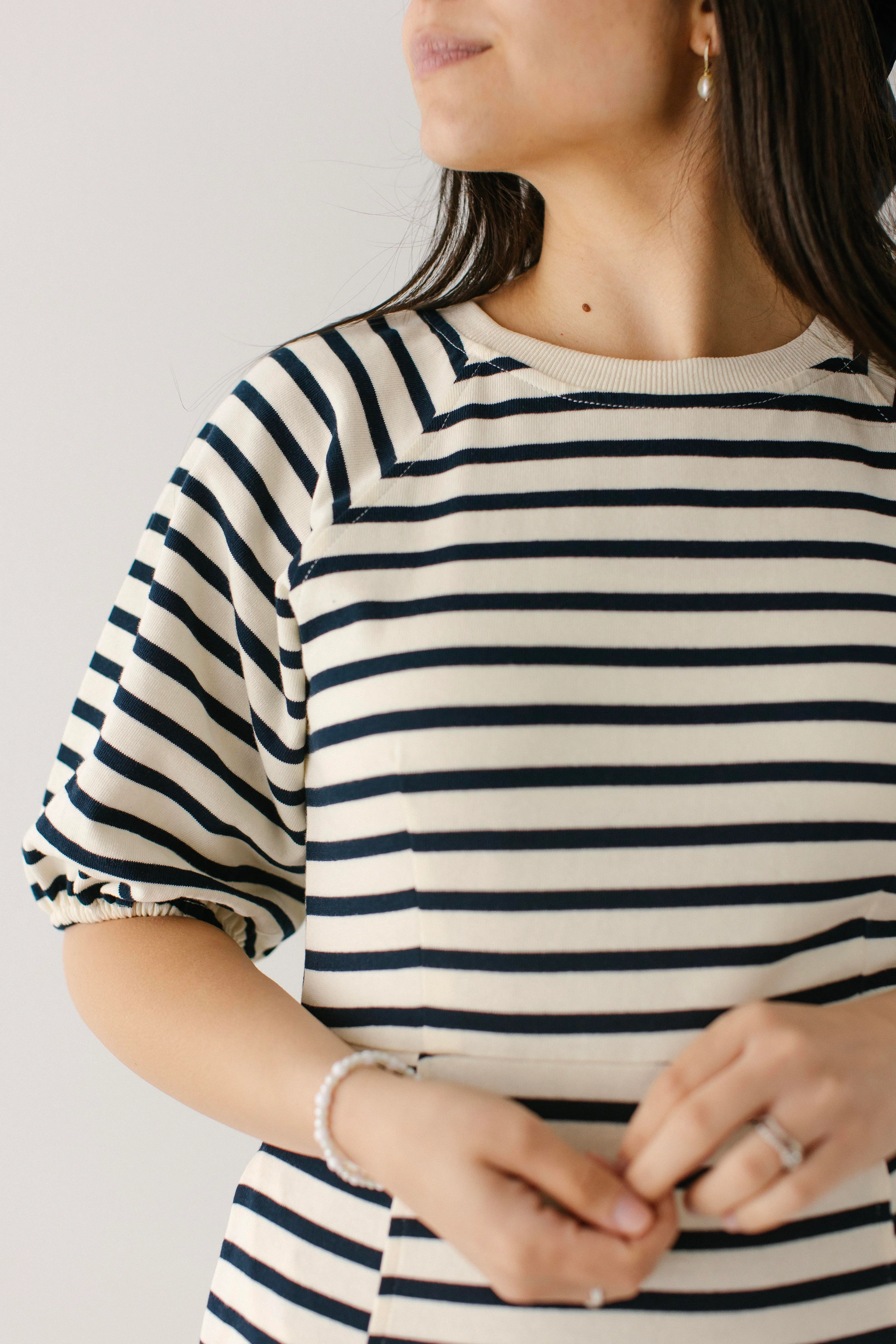 Brunswick Striped Fit & Flare Midi Dress - Image 5