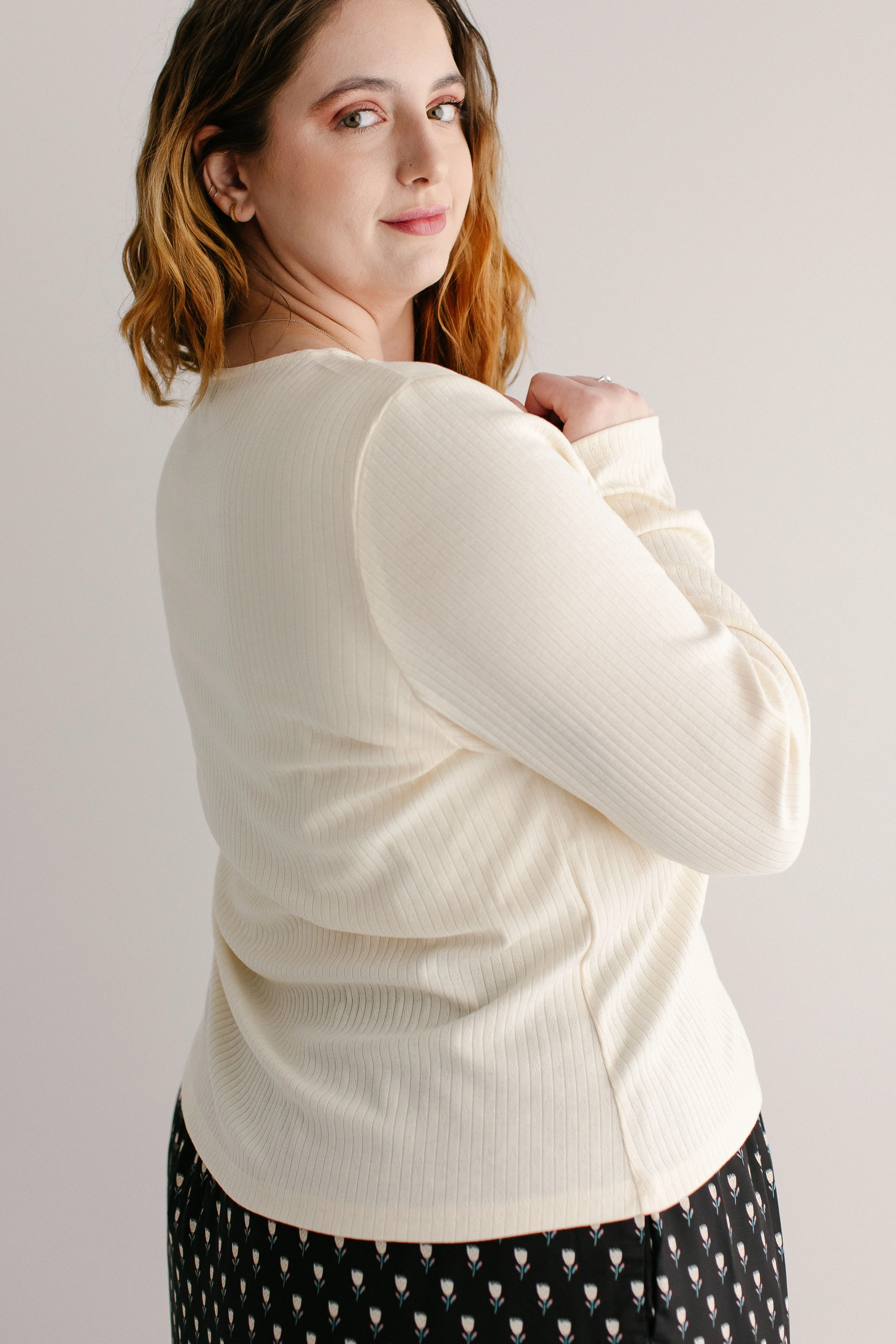 Buttercup Pointelle Knit Button Down Top FINAL SALE - Image 10