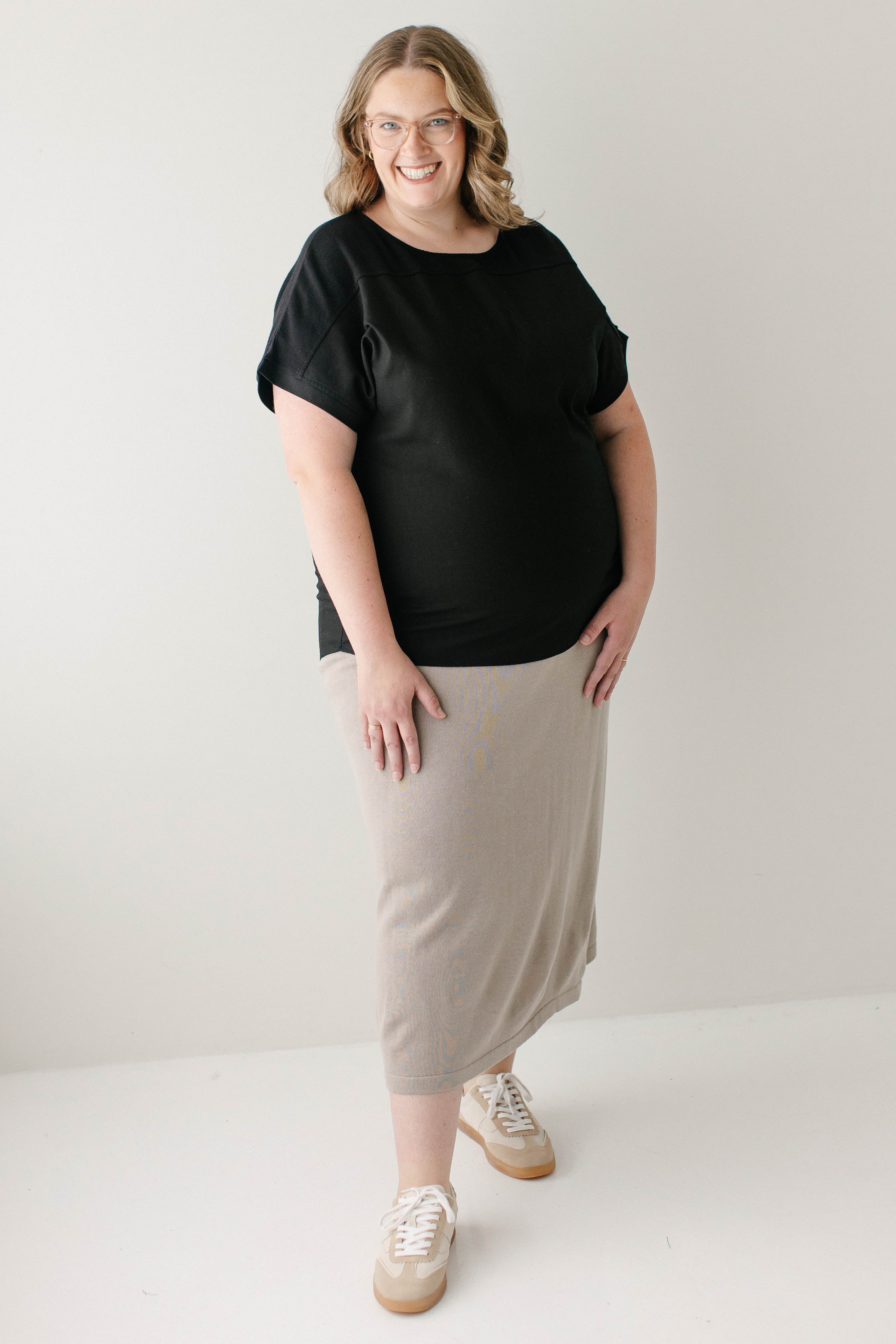 Callie Linen Blend Dolman Sleeve Top FINAL SALE - Image 10