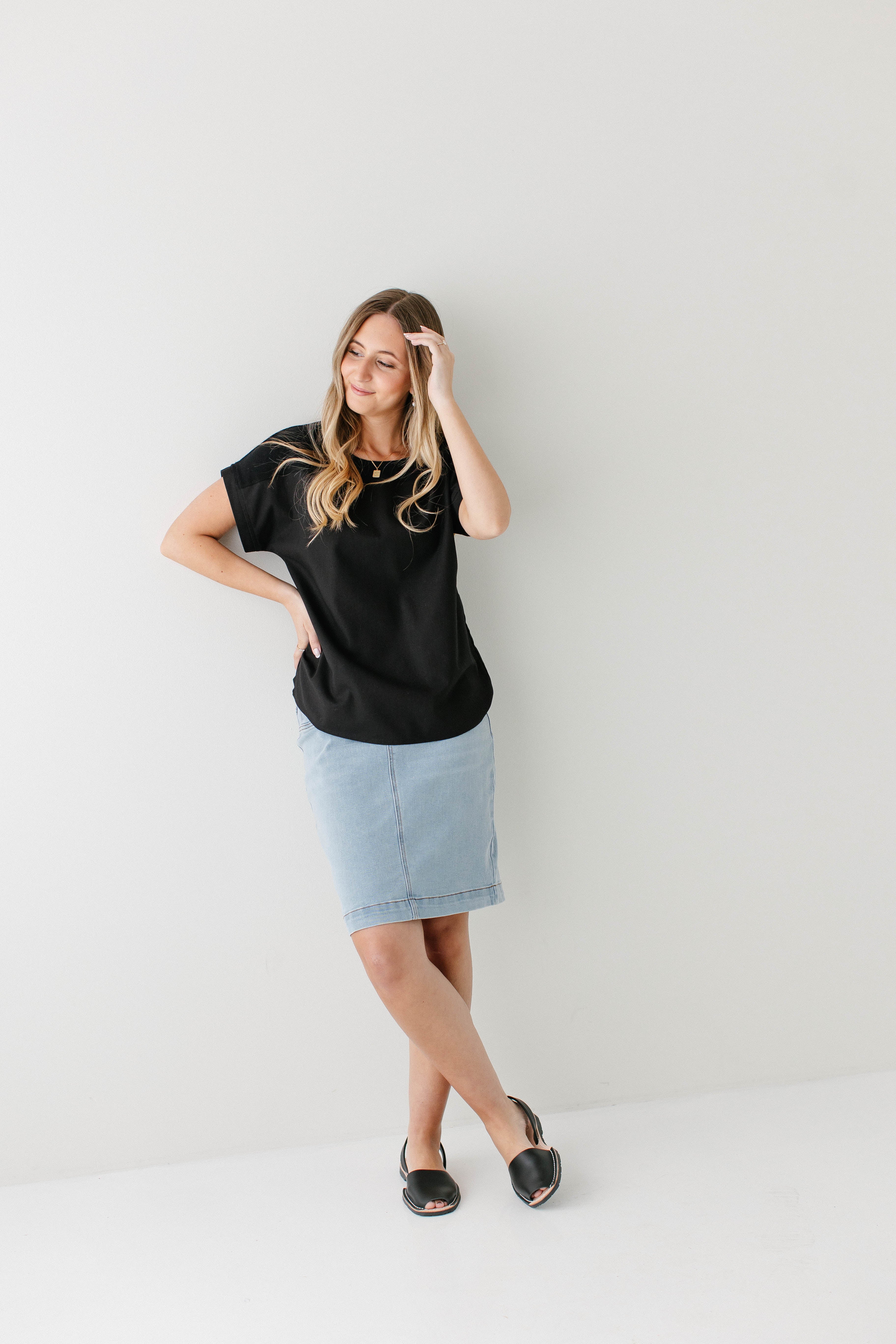 Callie Linen Blend Dolman Sleeve Top FINAL SALE - Image 7