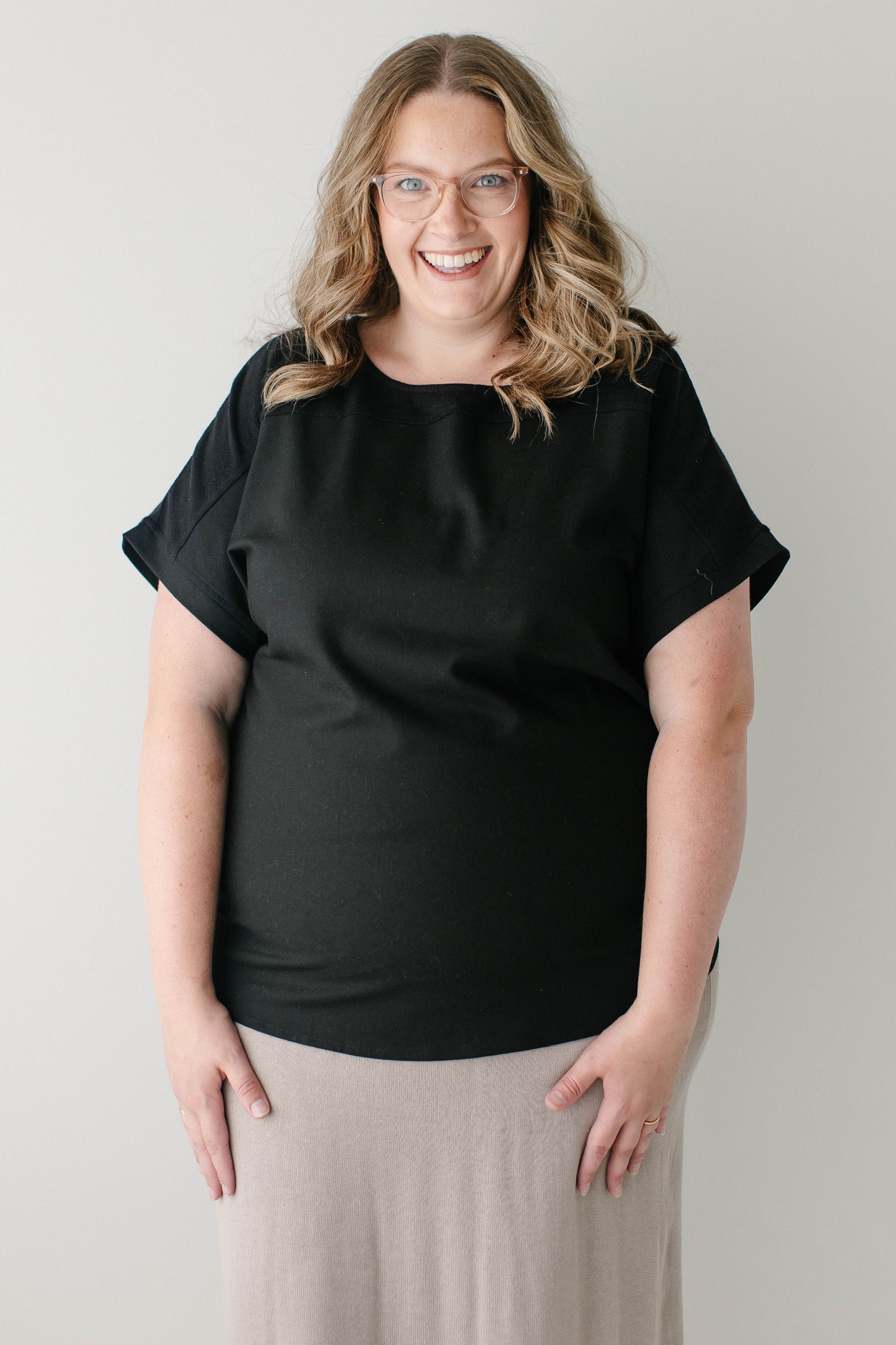 Callie Linen Blend Dolman Sleeve Top FINAL SALE - Image 8