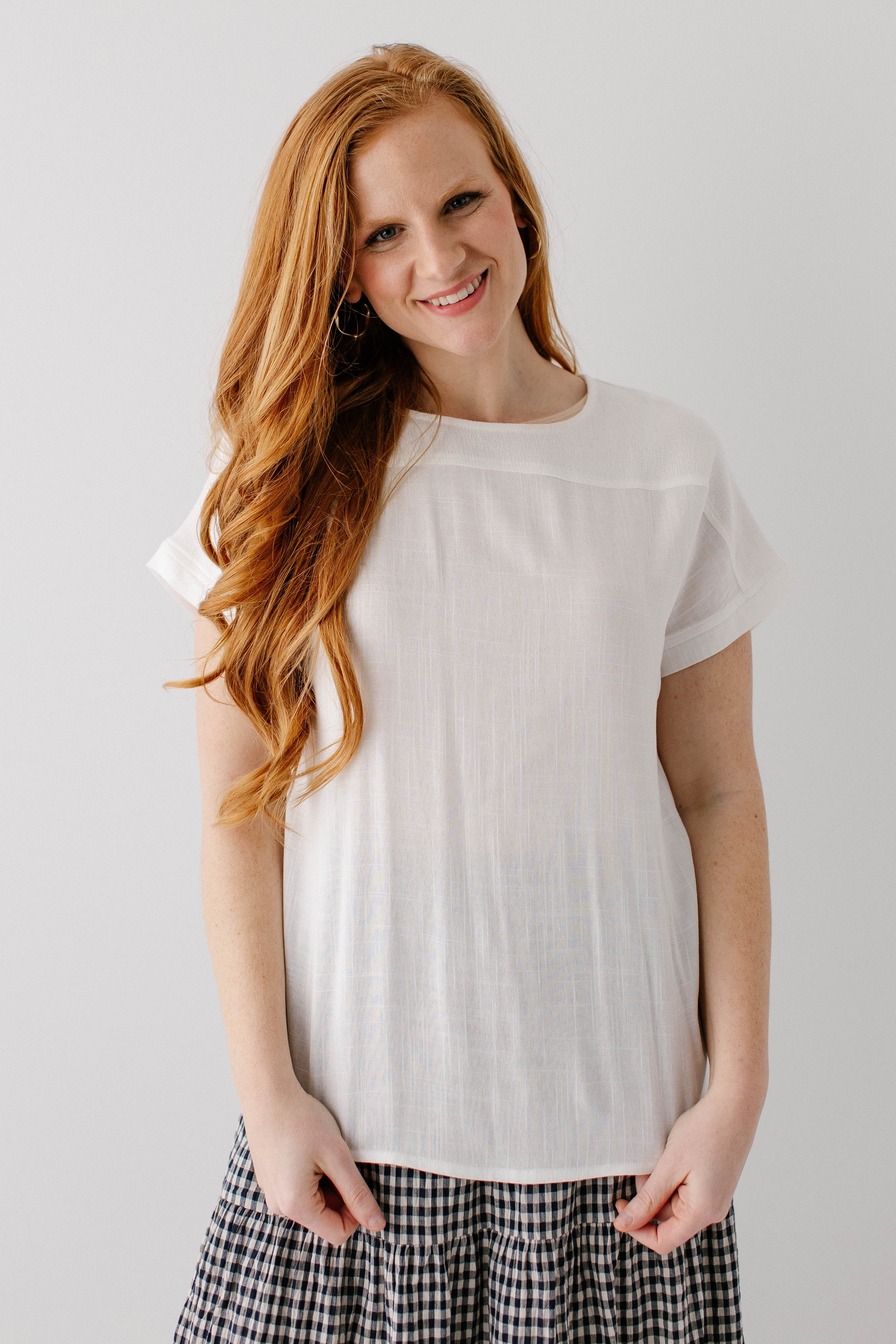 Callie Textured Dolman Sleeve Top - Image 3
