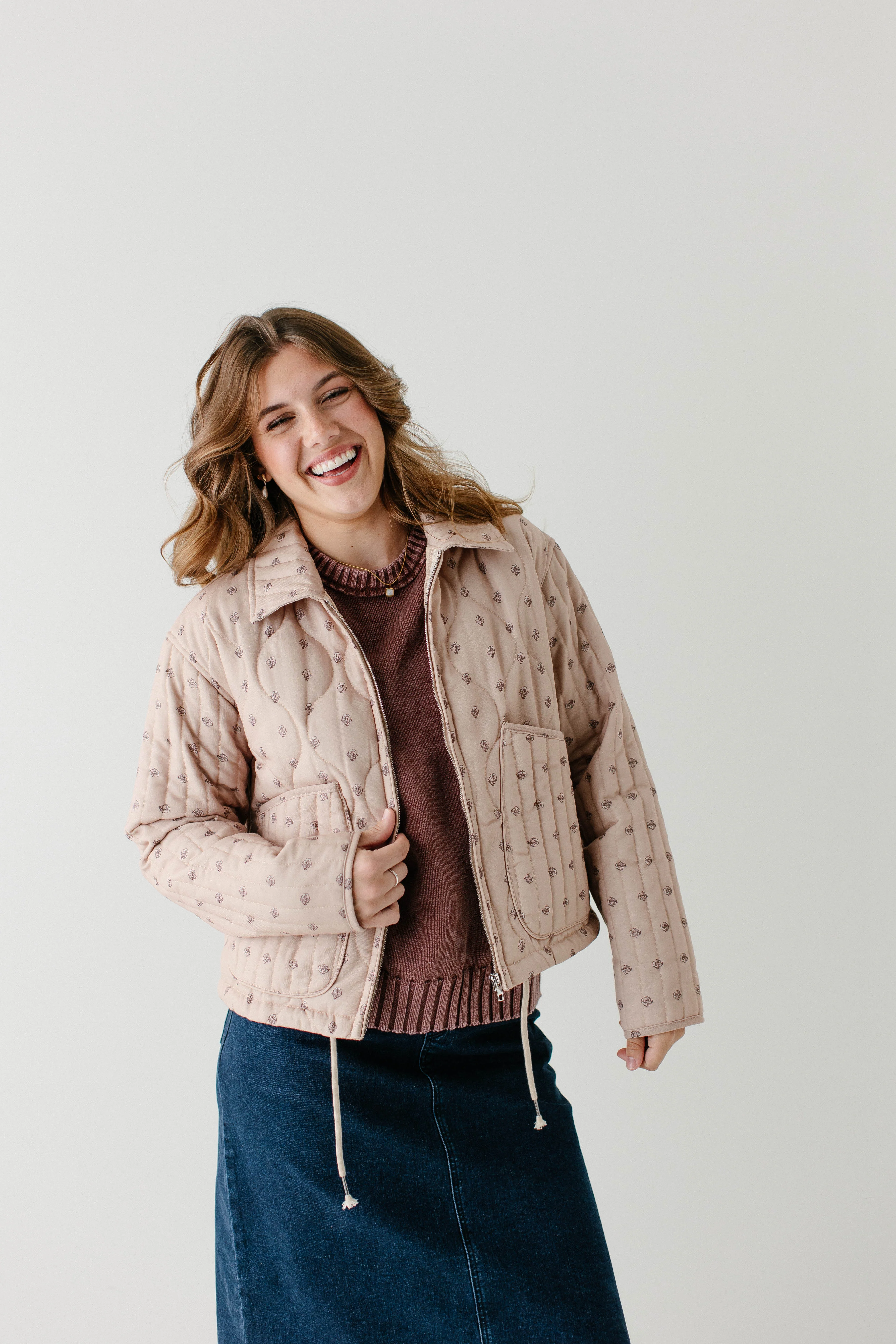 'Carlissa' Vintage Floral Quilted Jacket FINAL SALE - Image 11