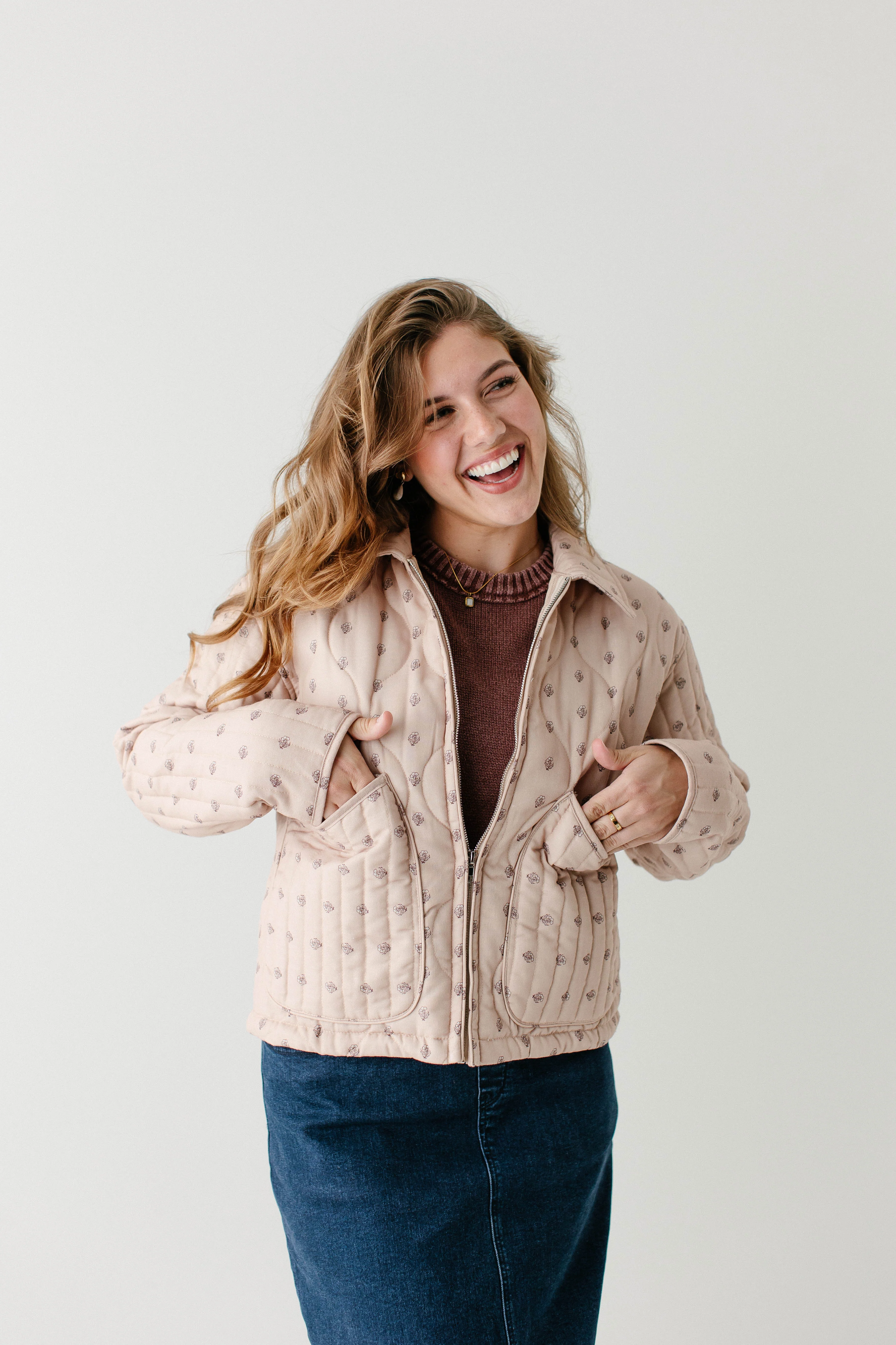 'Carlissa' Vintage Floral Quilted Jacket FINAL SALE - Image 12