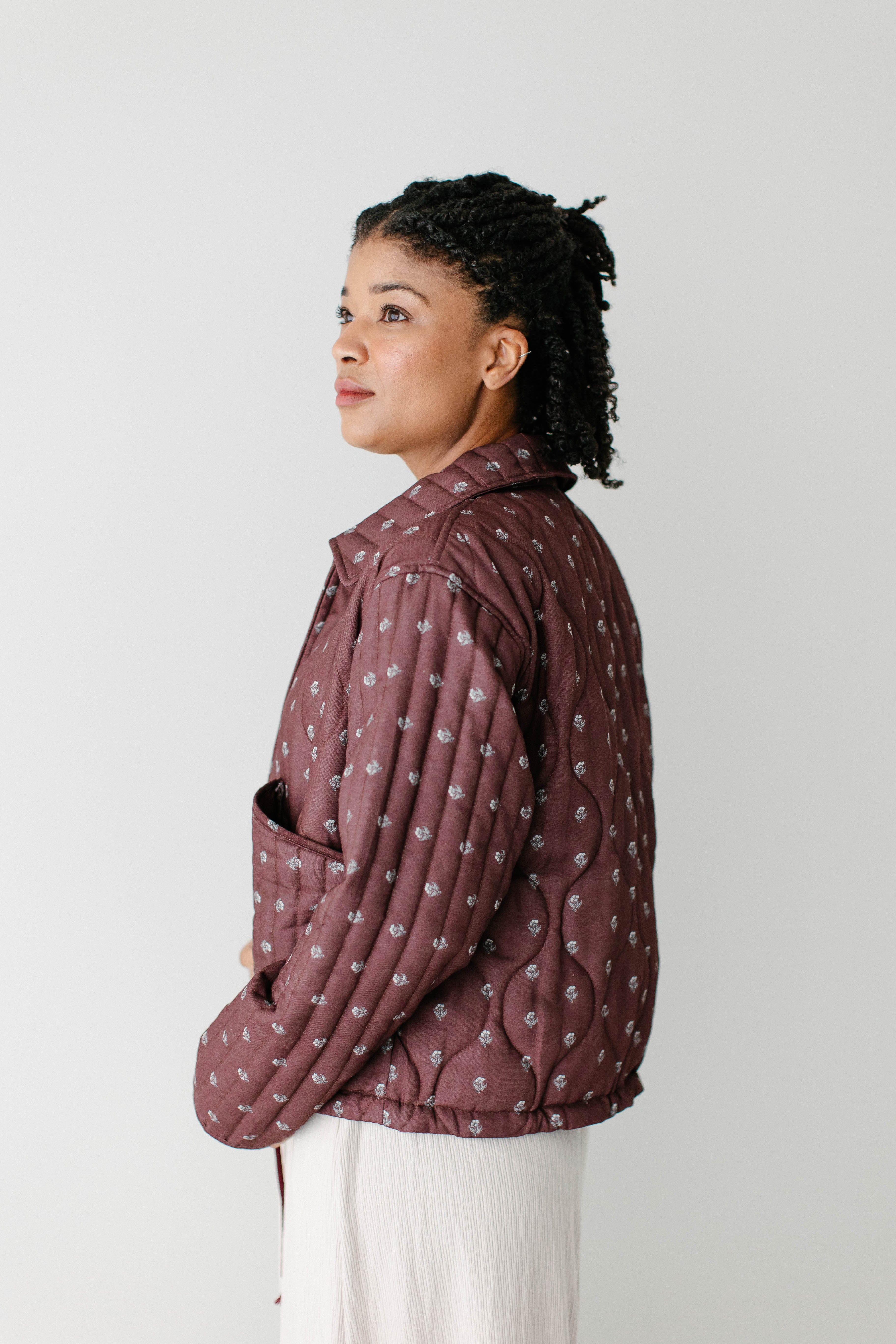 'Carlissa' Vintage Floral Quilted Jacket FINAL SALE - Image 6