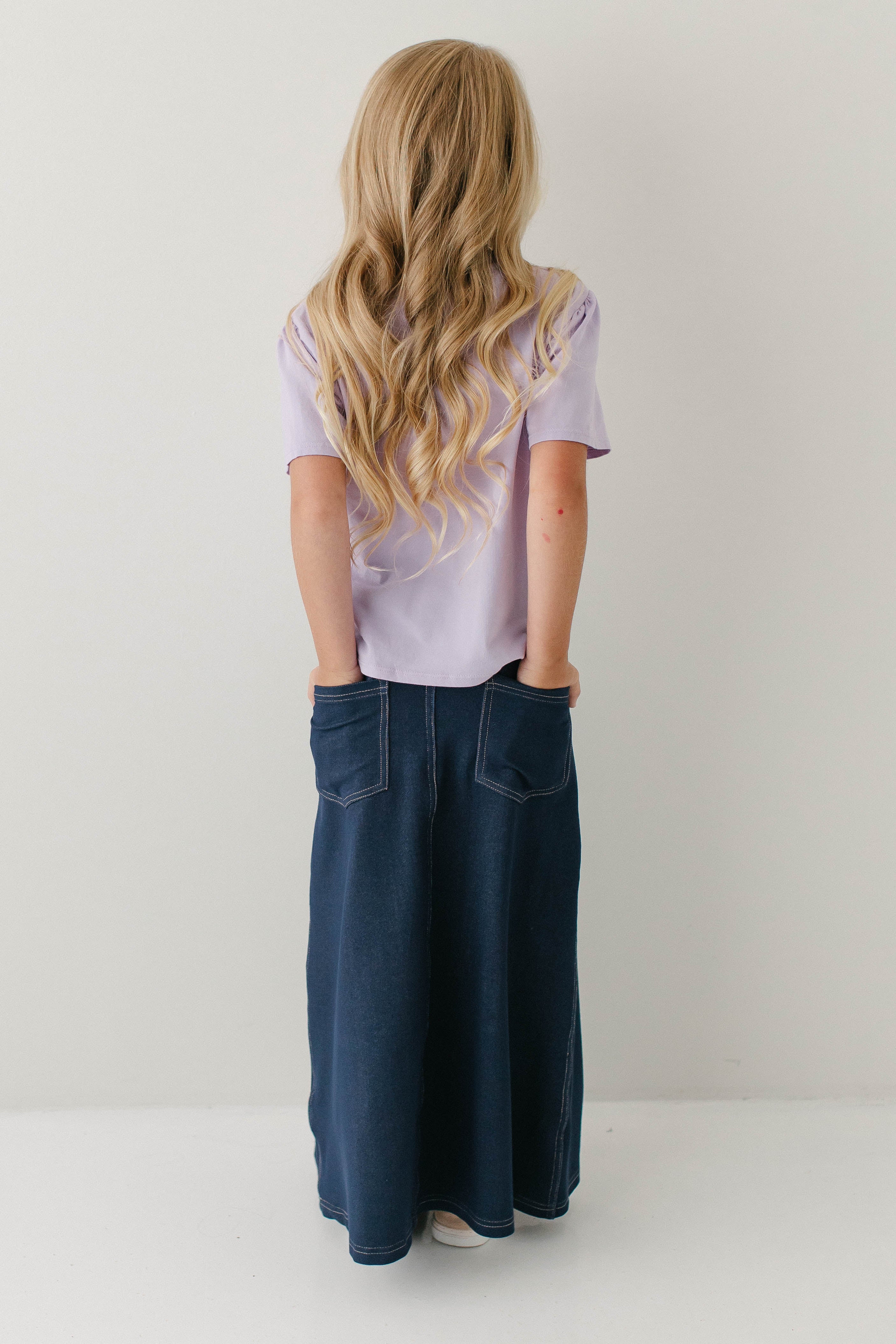 Caroline Girl Knit Maxi Skirt - Image 5