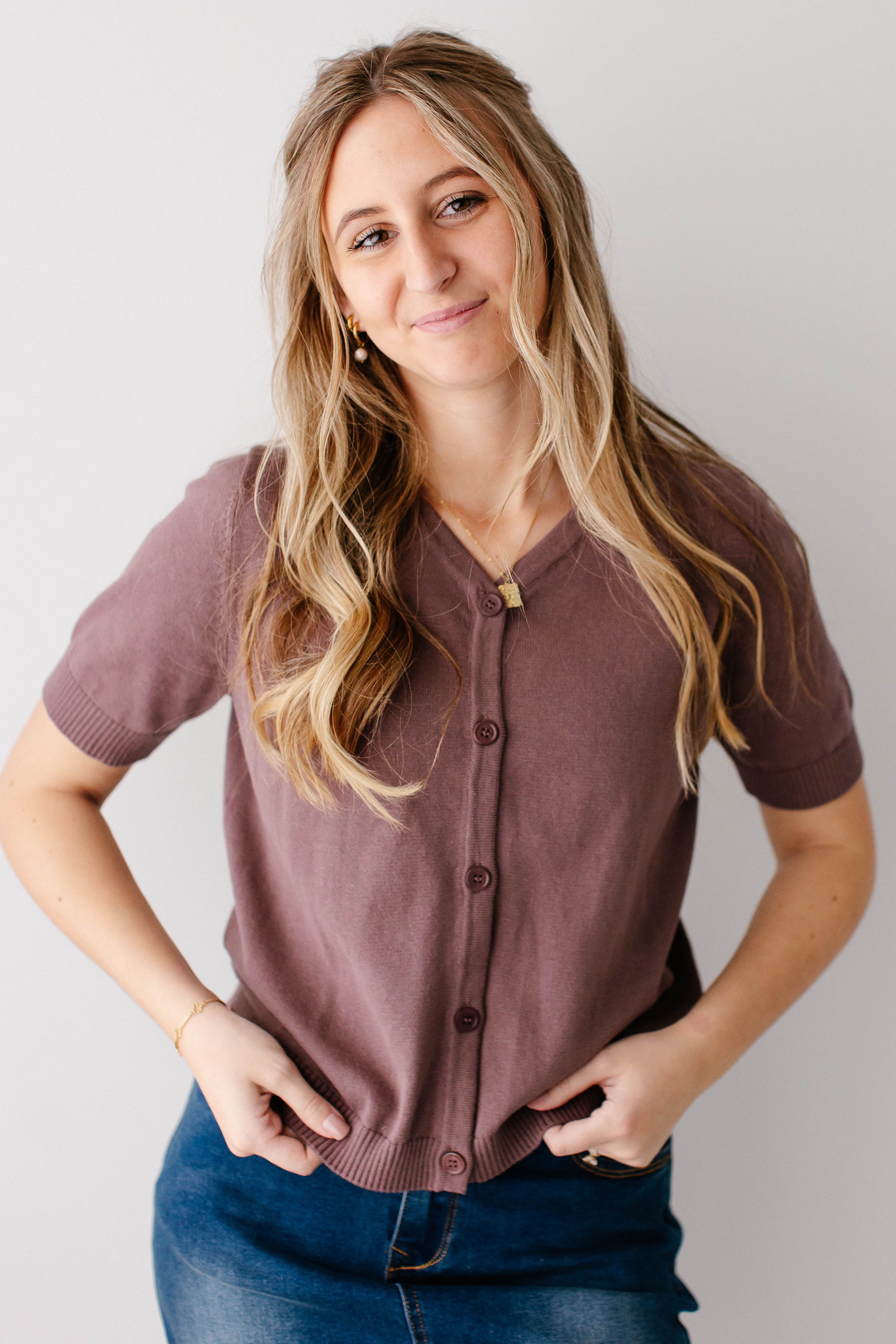 Catherine Short Sleeve Cotton Cardigan - Image 14