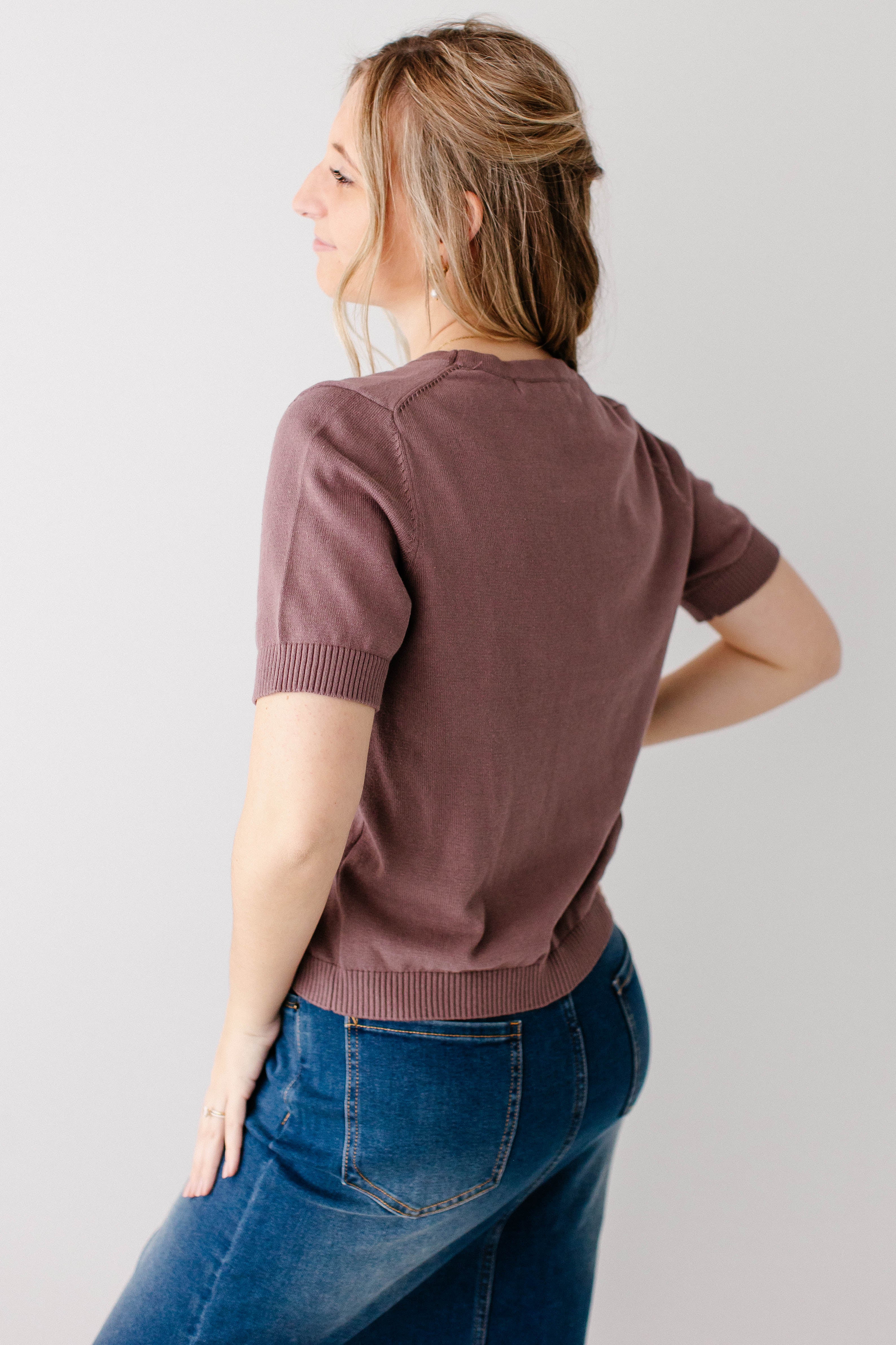 Catherine Short Sleeve Cotton Cardigan - Image 17